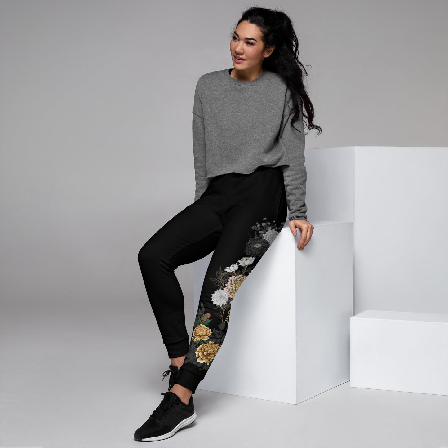 Flowered Women's Joggers
