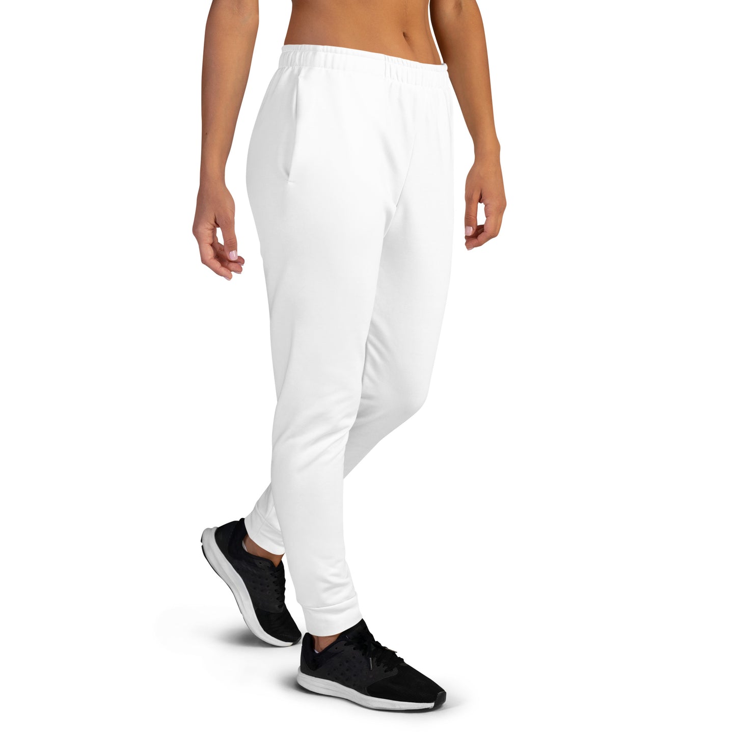 "No B.S." Women's Joggers (White)