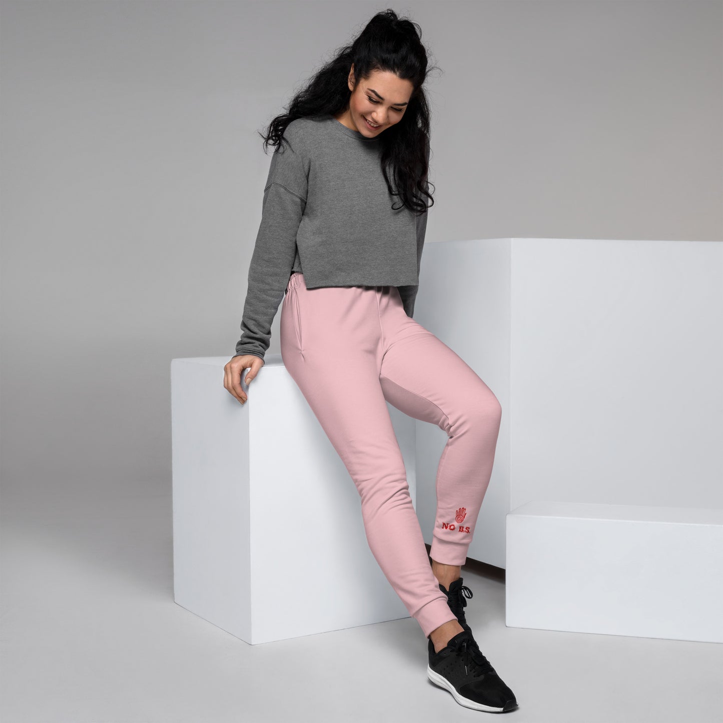 "No B.S." Women's Joggers (Pink)
