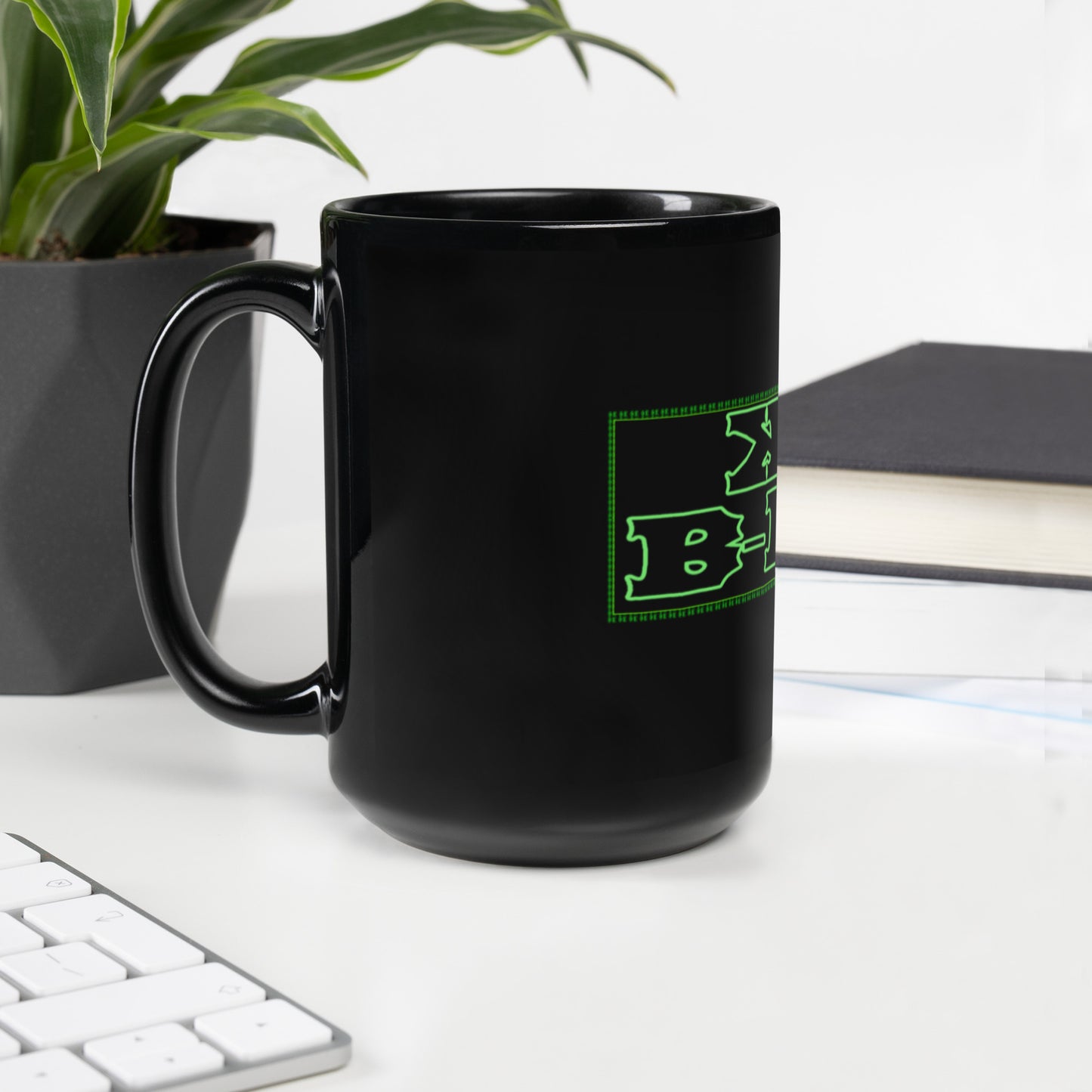 KBBNG Black Glossy Mug