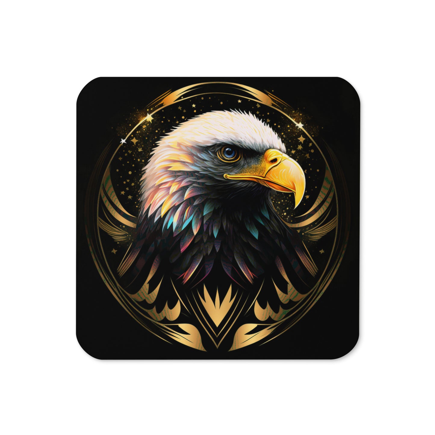 Regal Eagle Cork-back Coaster
