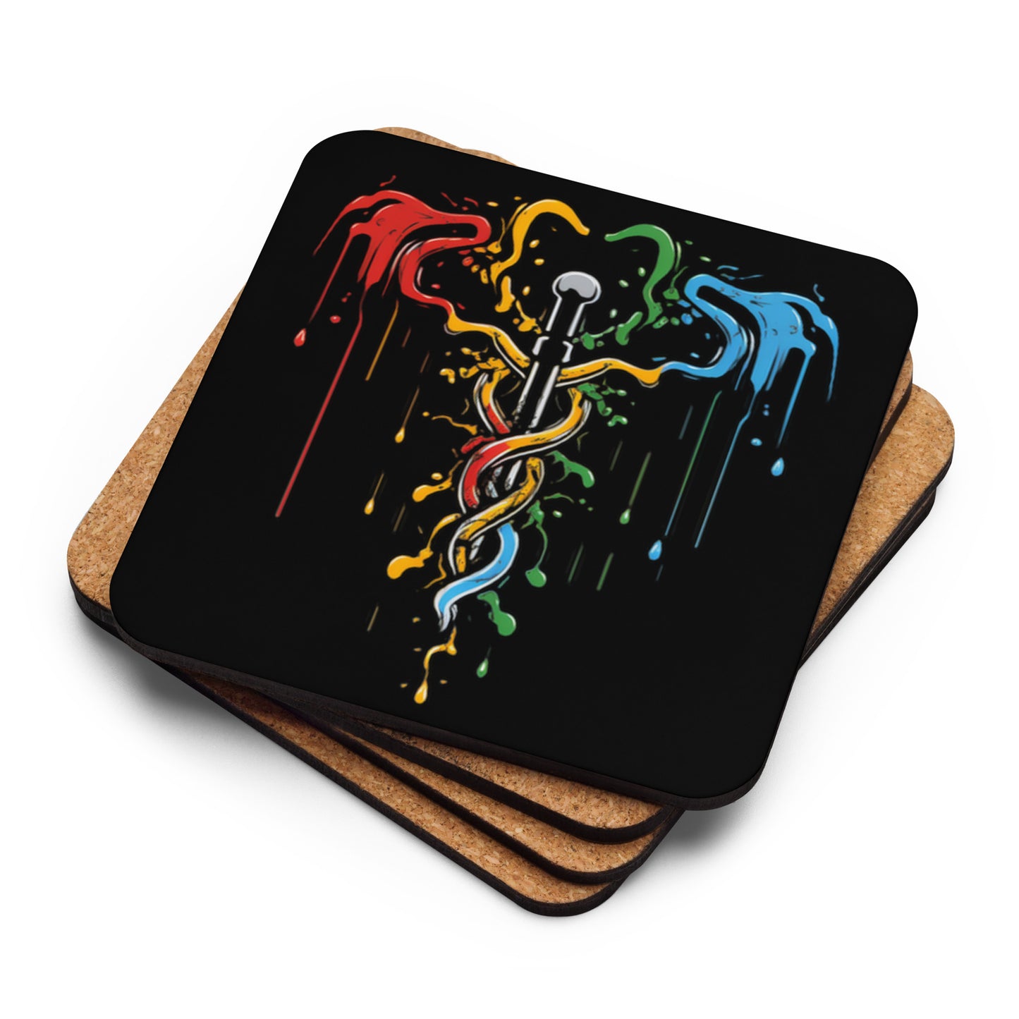 Hyper R/X II Cork-back Coaster