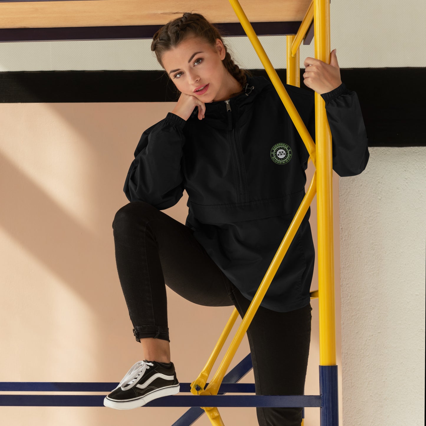 Champion KBBNG Embroidered Badge Packable Jacket