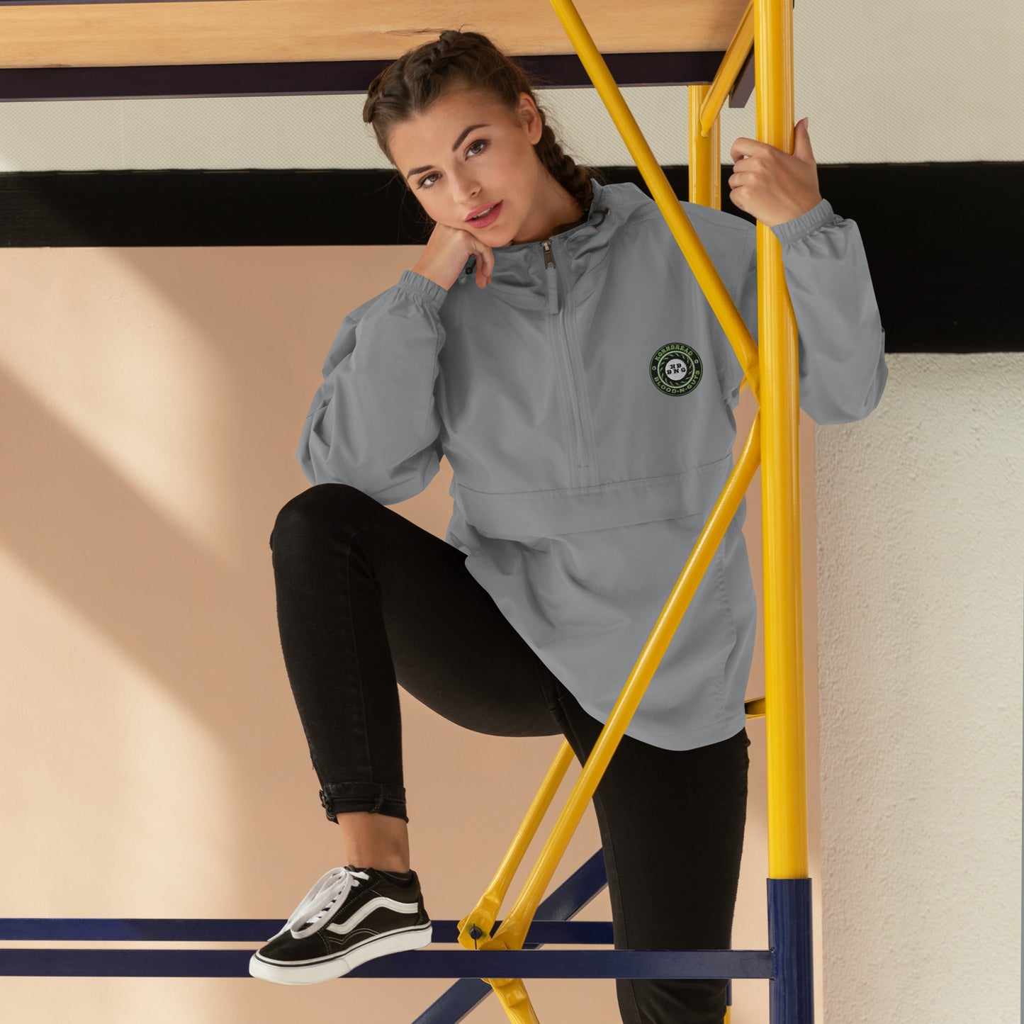 Champion KBBNG Embroidered Badge Packable Jacket