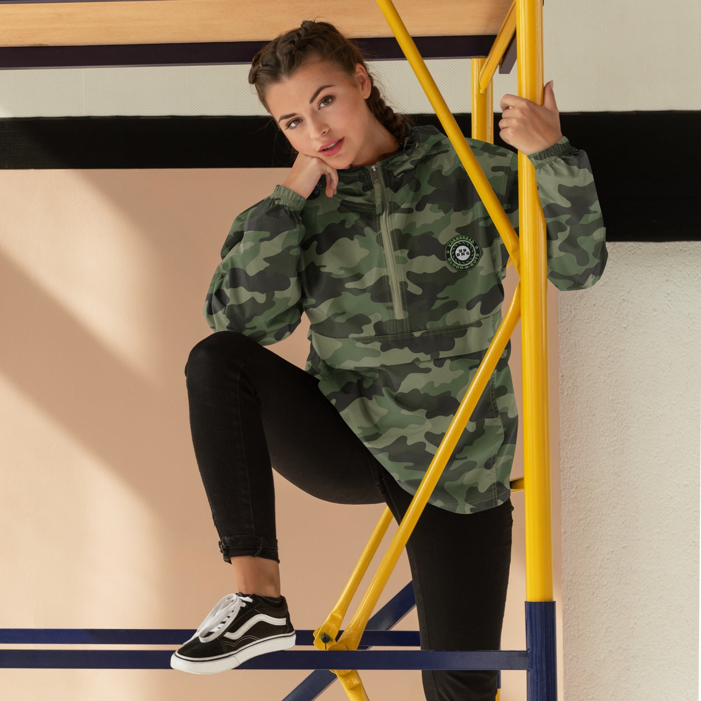 Champion KBBNG Embroidered Badge Packable Jacket