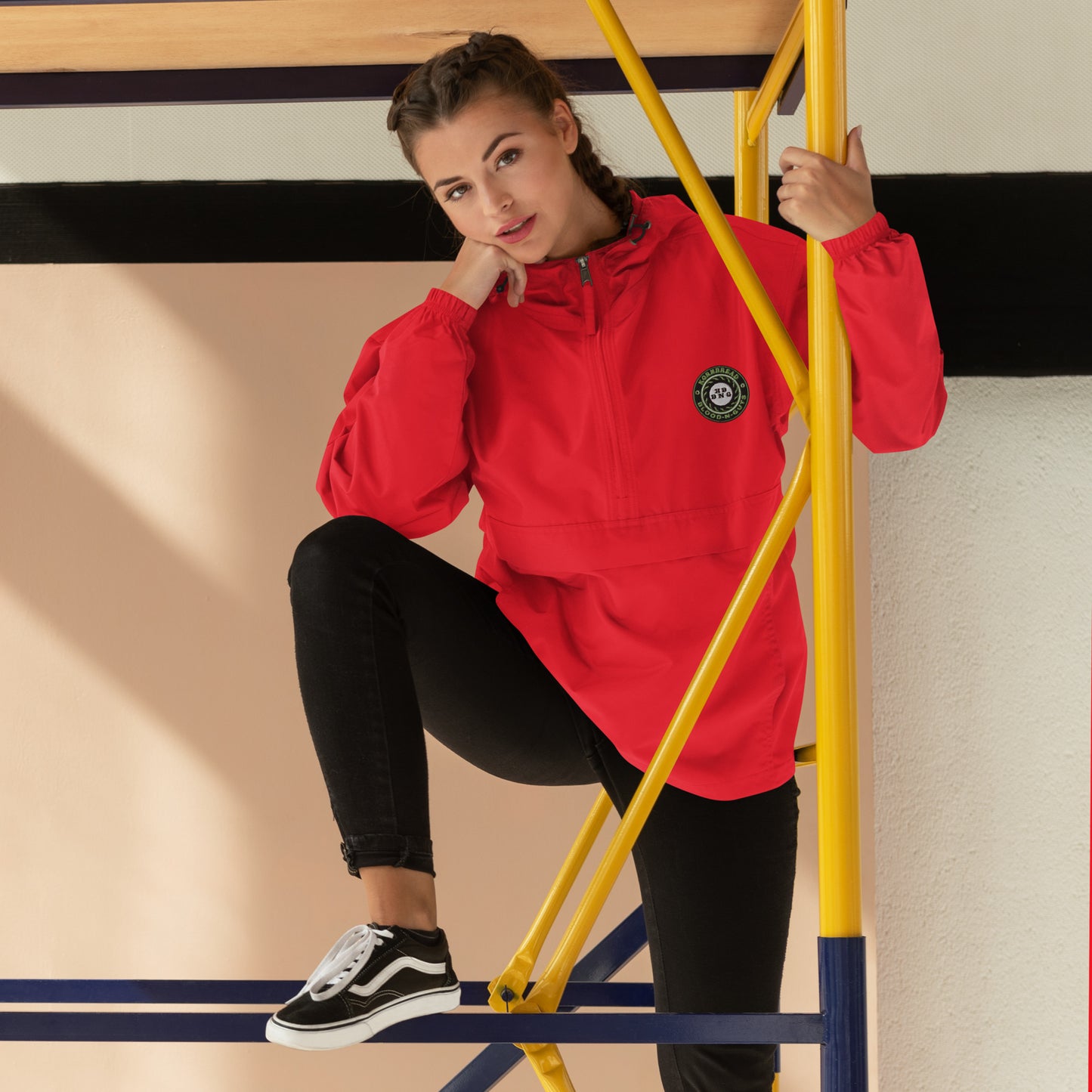 Champion KBBNG Embroidered Badge Packable Jacket