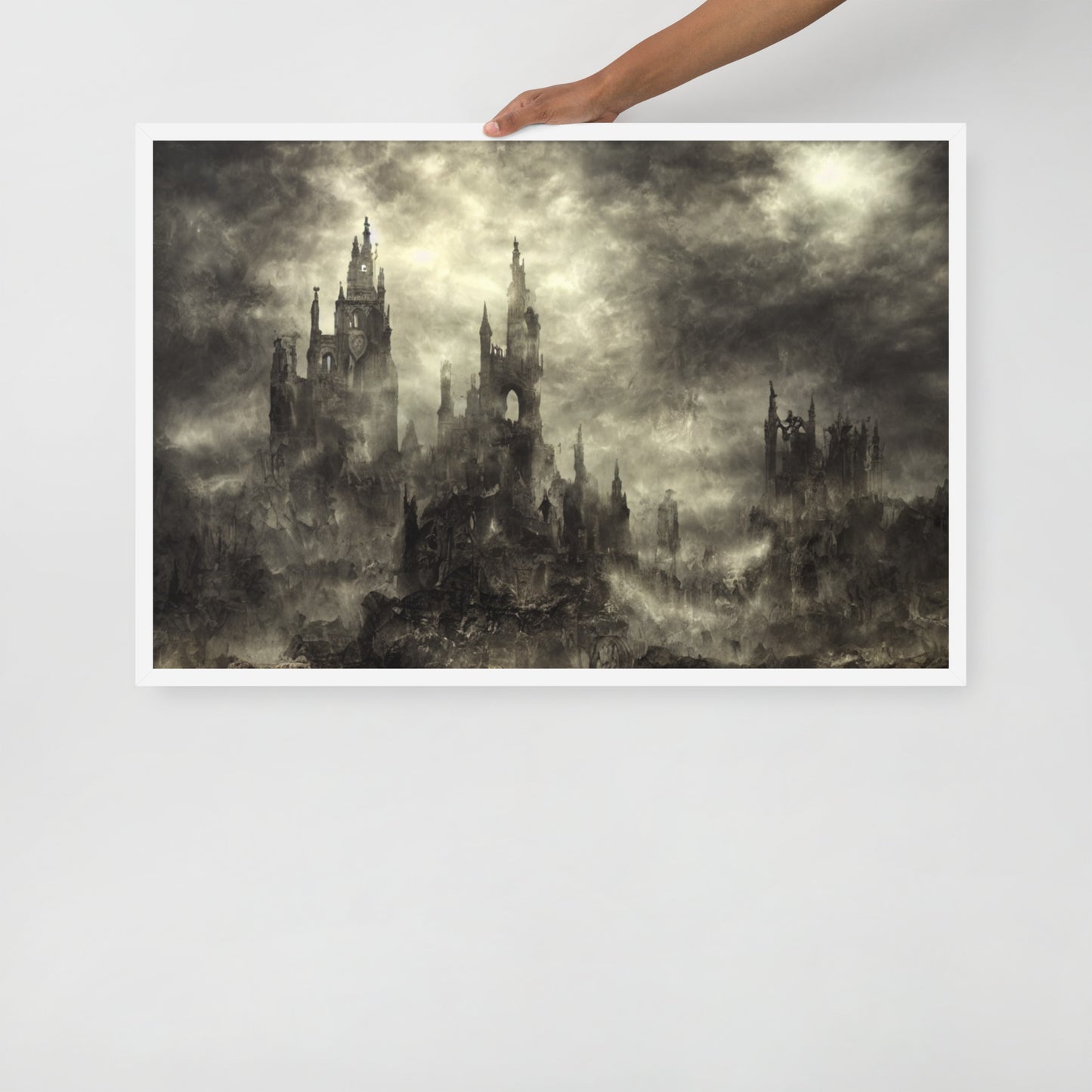 Wrong Path Framed Poster