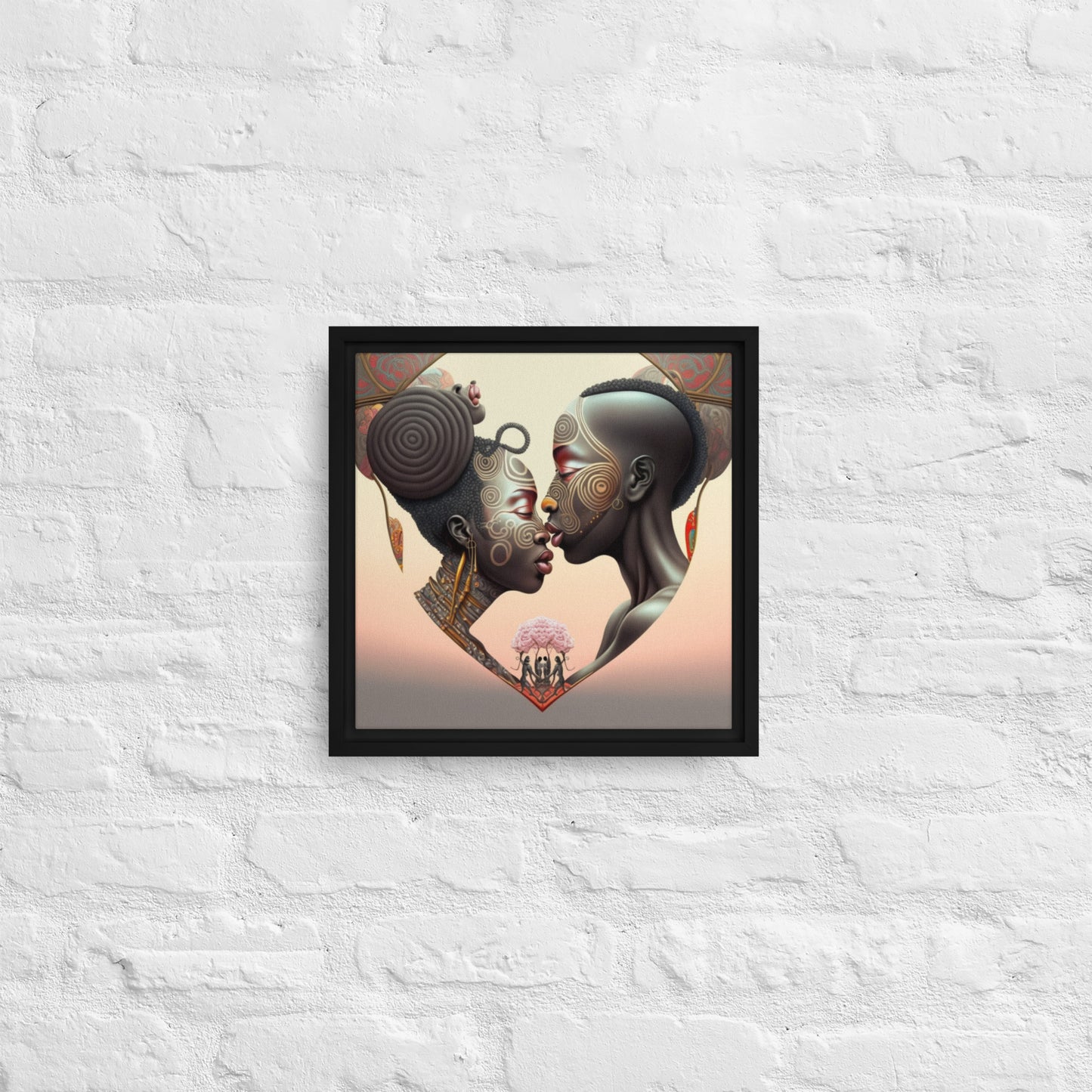 "Passion" Framed Canvas