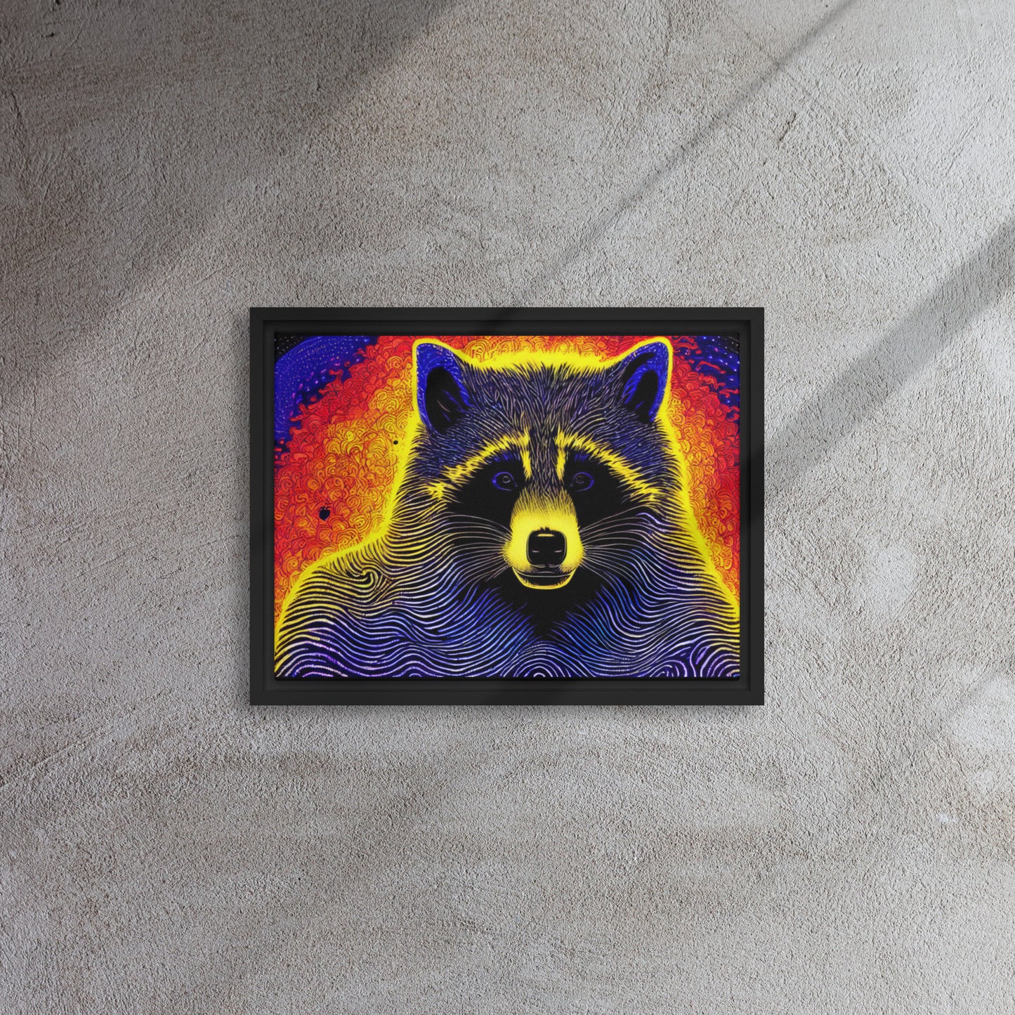 "Power Of The Prowler" Framed Canvas