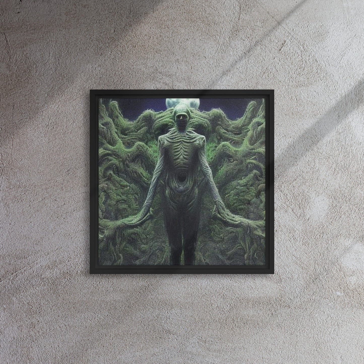 Splinter Night Framed canvas