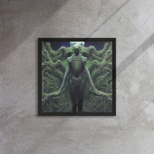 Splinter Night Framed canvas