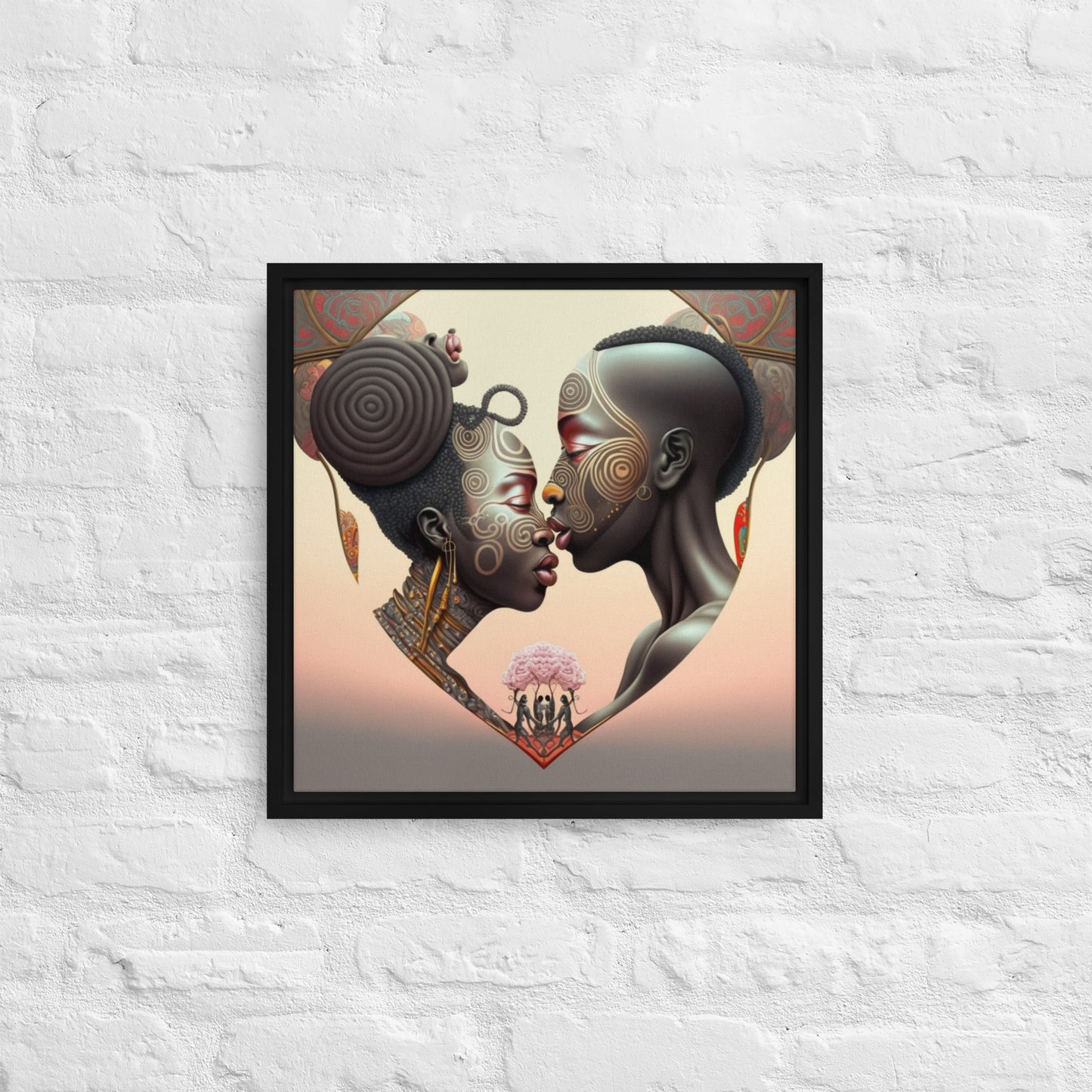 "Passion" Framed Canvas