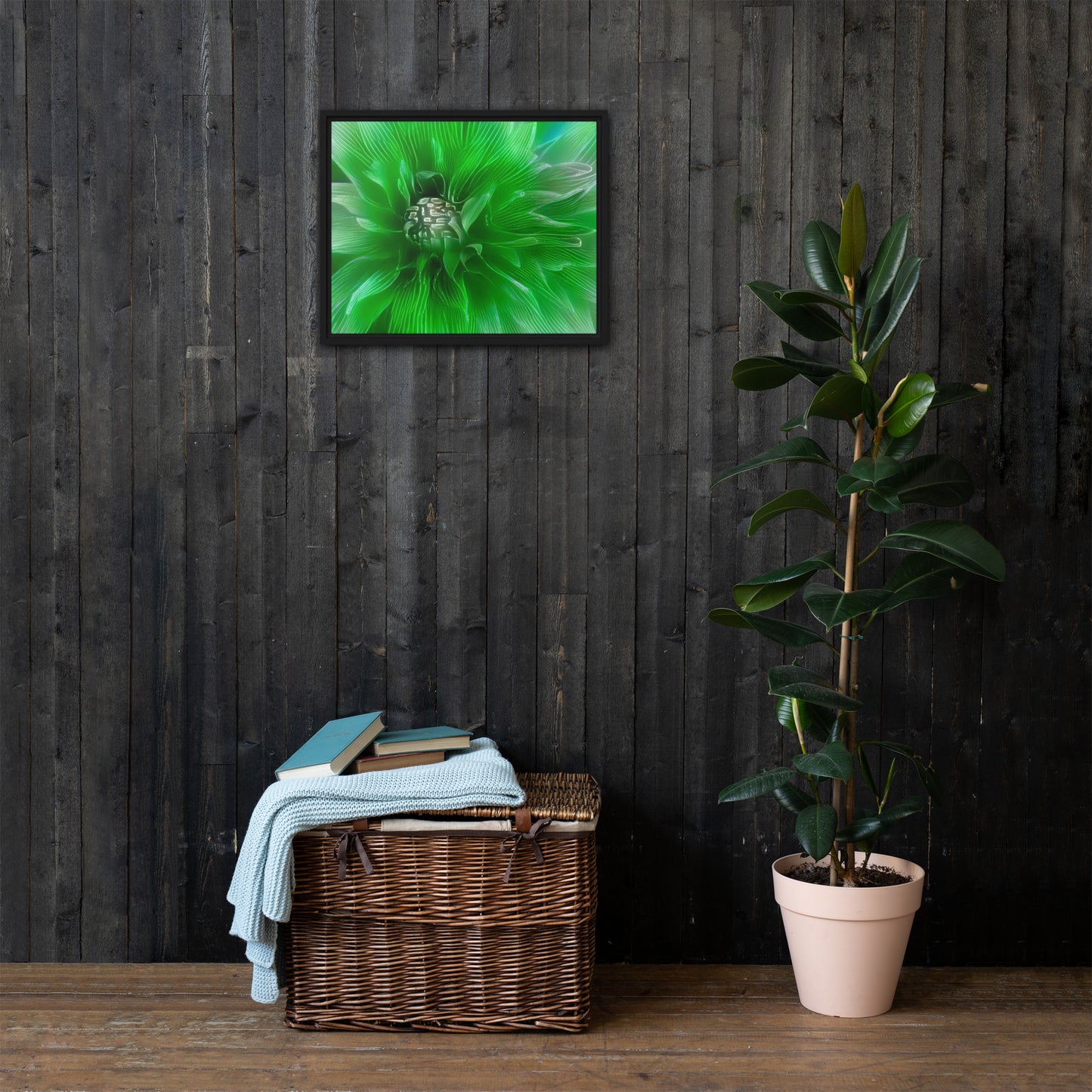 D.A.H.L.I.A Framed Canvas