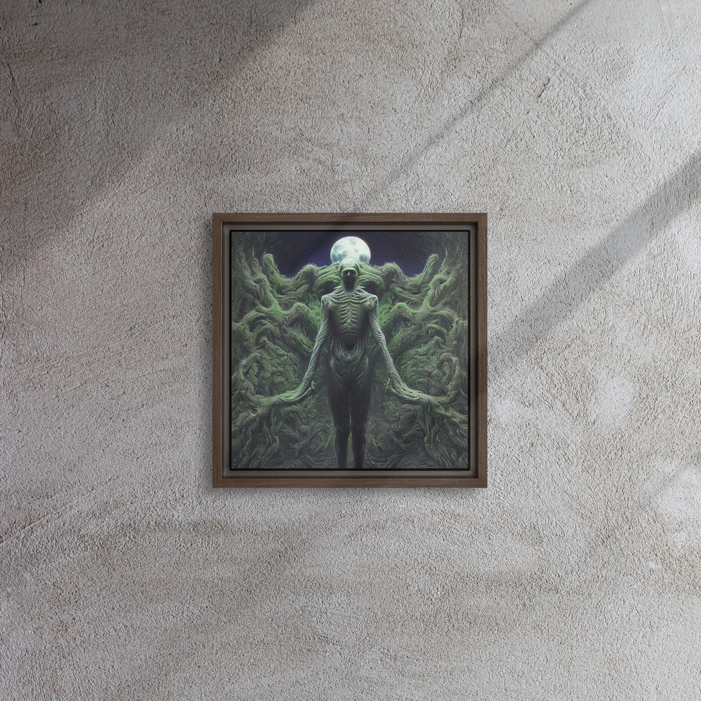 Splinter Night Framed canvas
