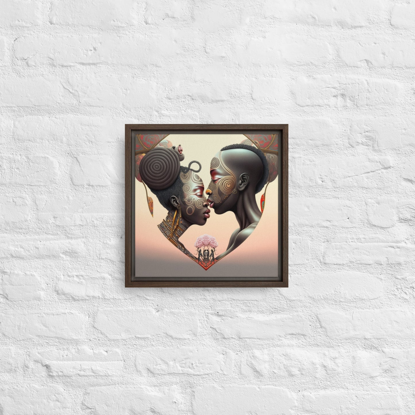 "Passion" Framed Canvas