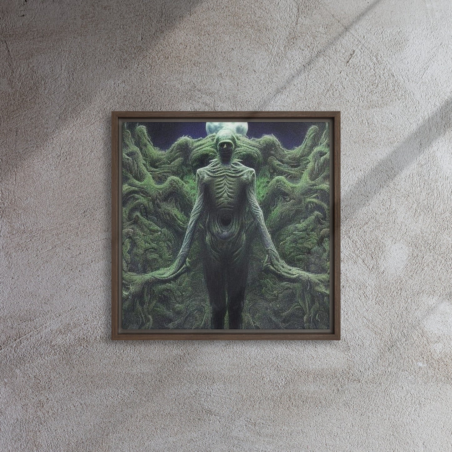 Splinter Night Framed canvas