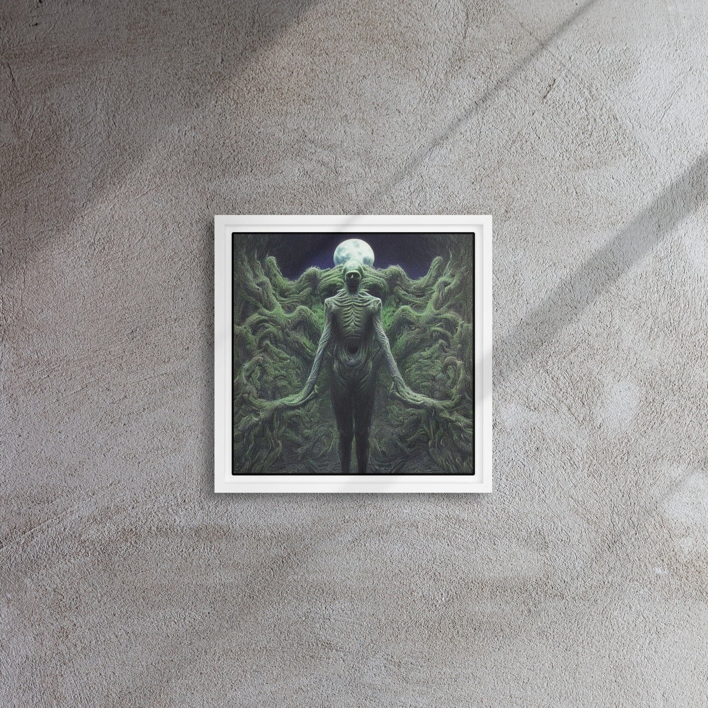 Splinter Night Framed canvas