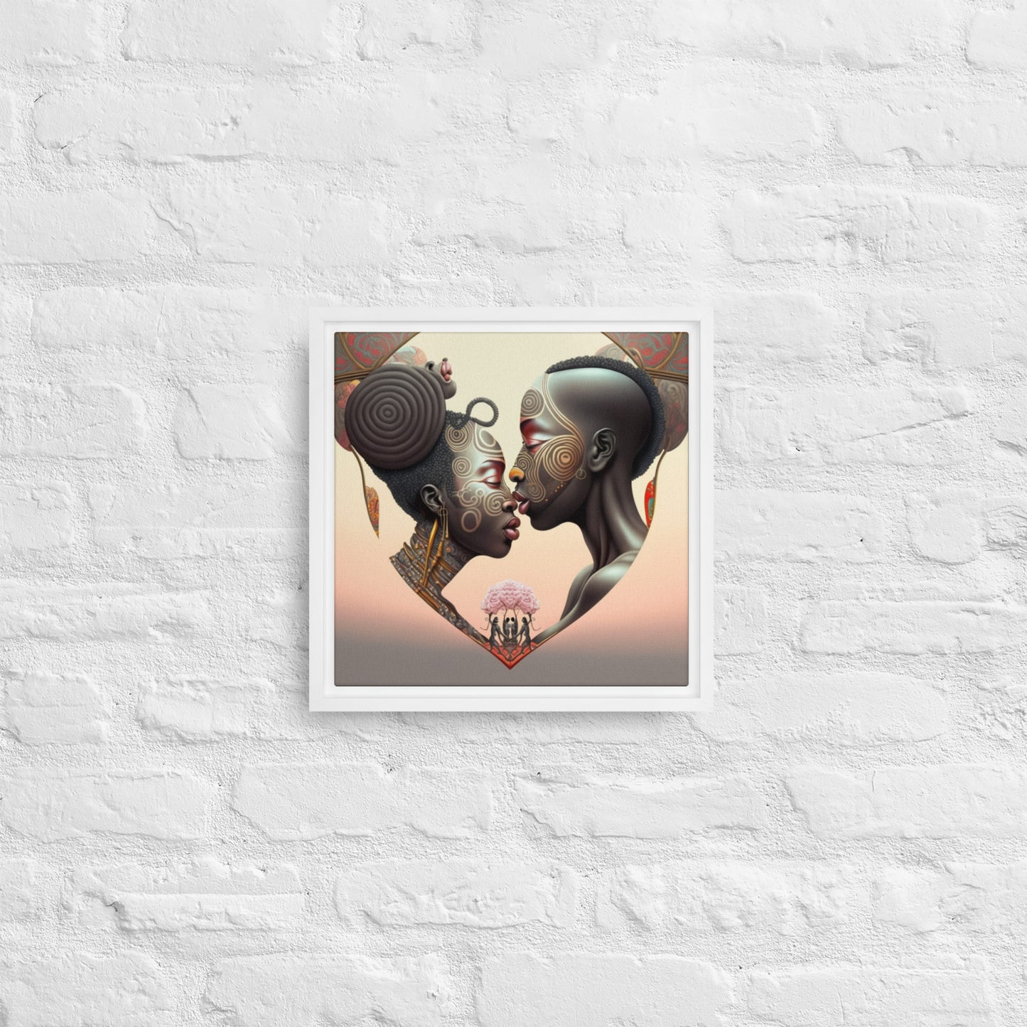 "Passion" Framed Canvas