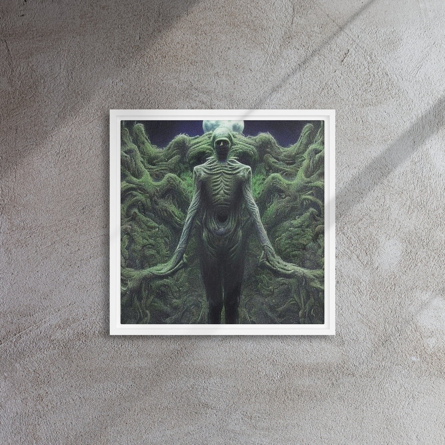 Splinter Night Framed canvas