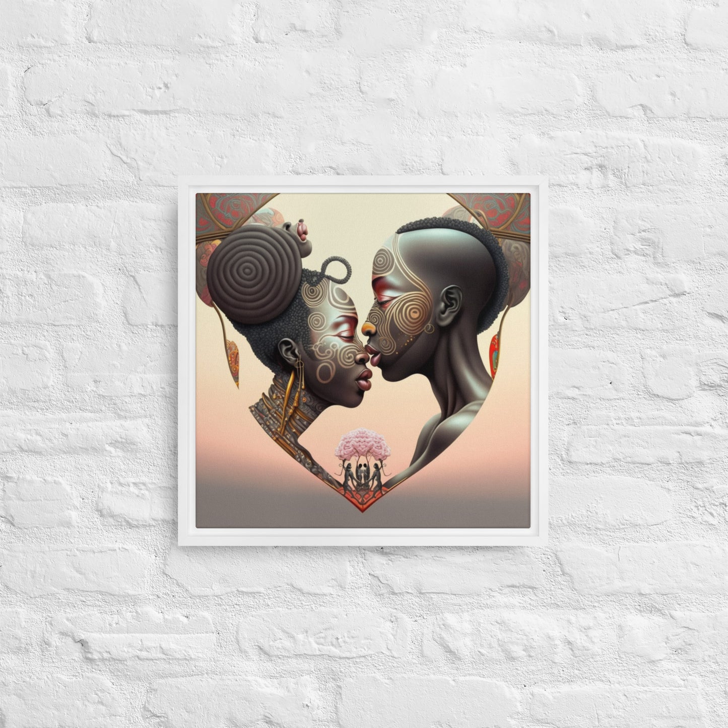 "Passion" Framed Canvas
