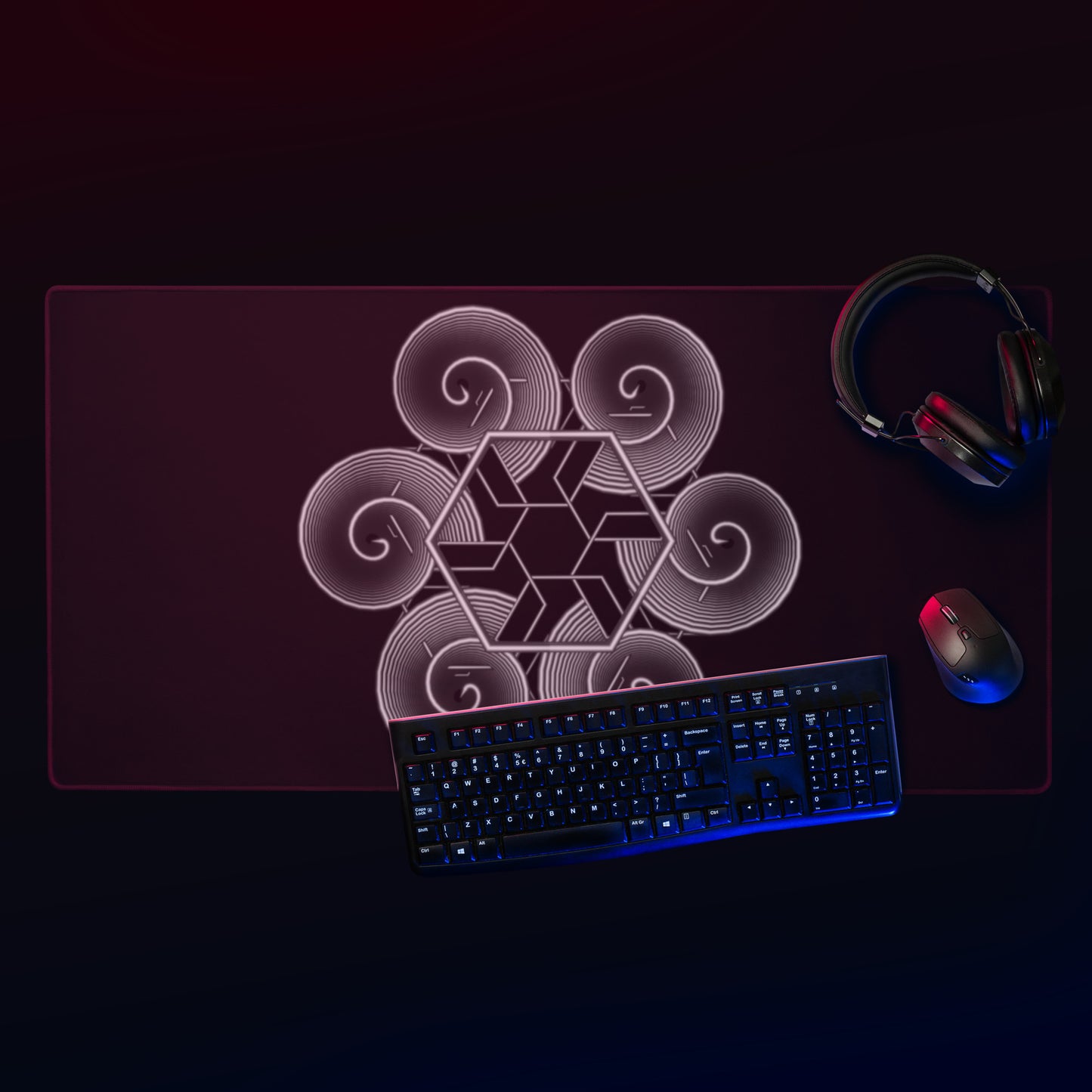 Swirl Gaming Mouse Pad