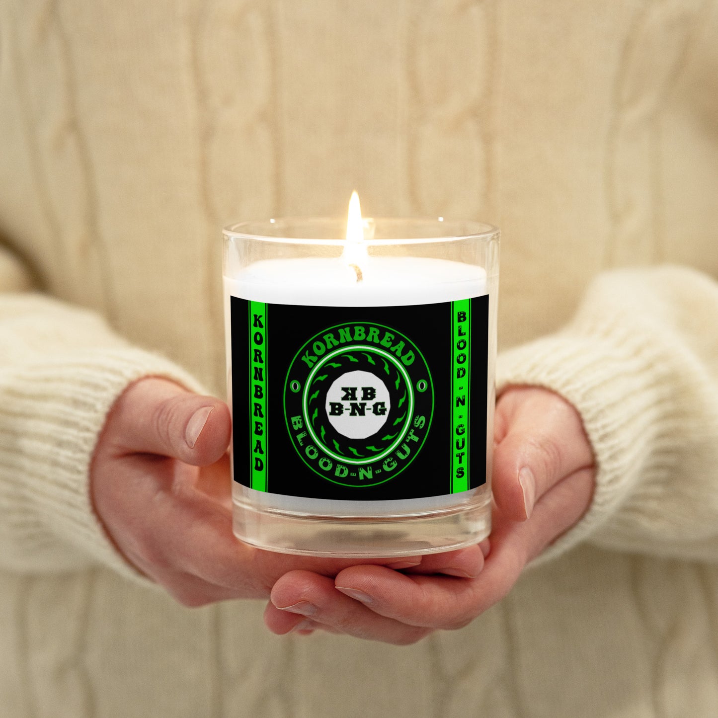 KBBNG Badge+ Glass Jar Candle