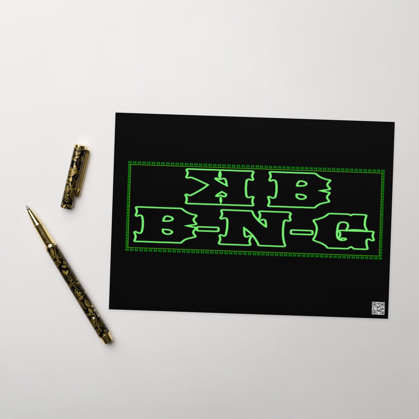 KBBNG Badge+ Greeting Card