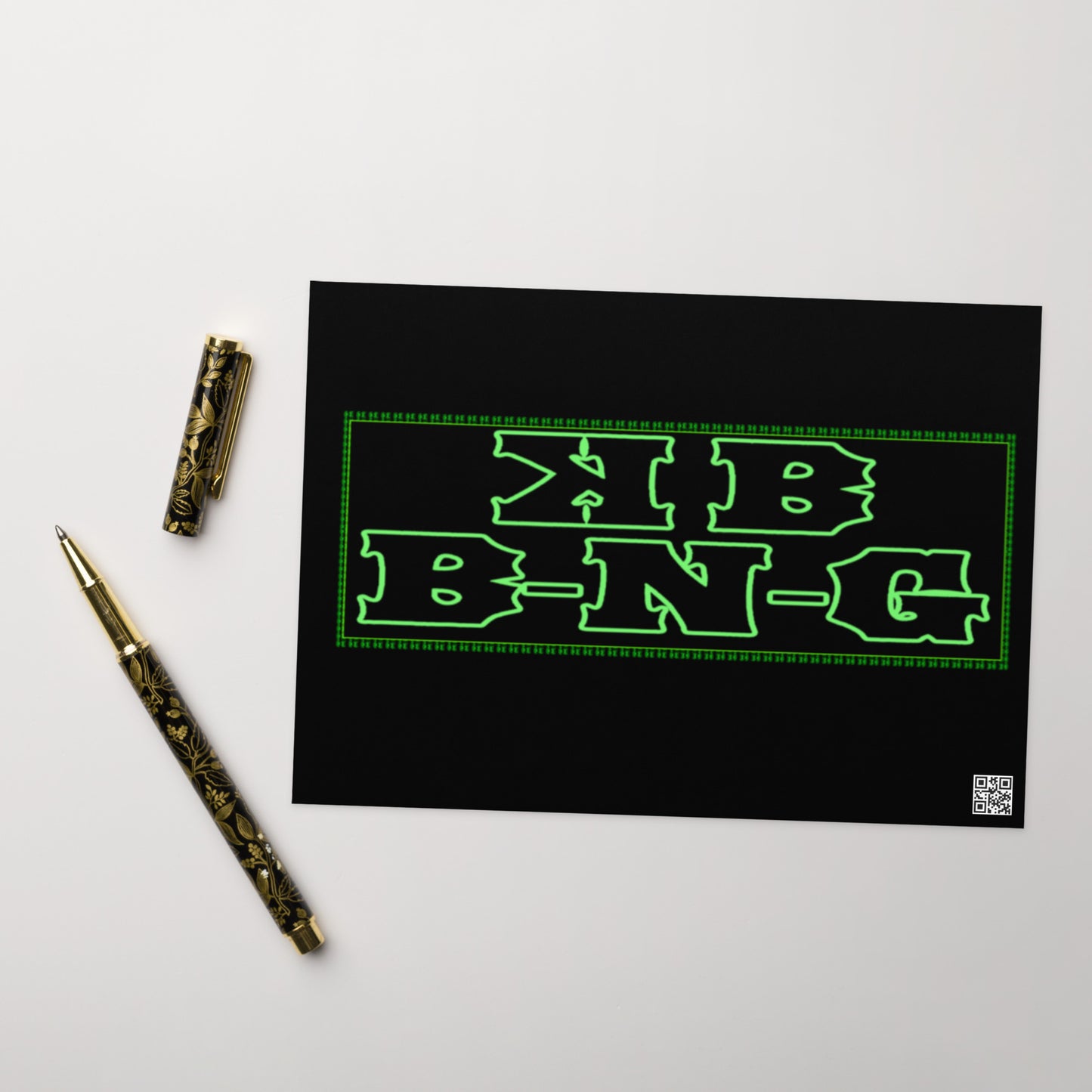 KBBNG Badge+ Greeting Card