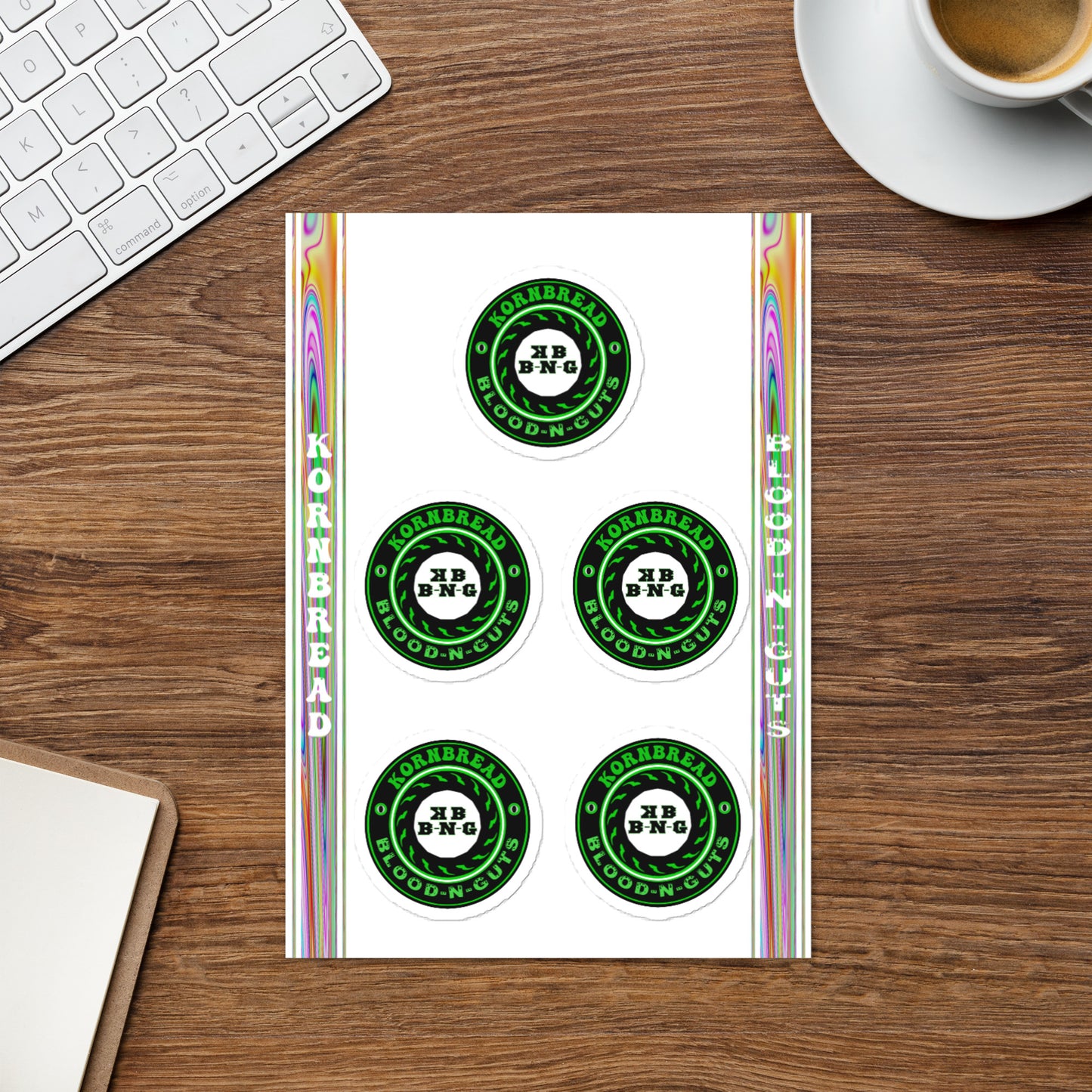 KBBNG Badge Sticker Sheet