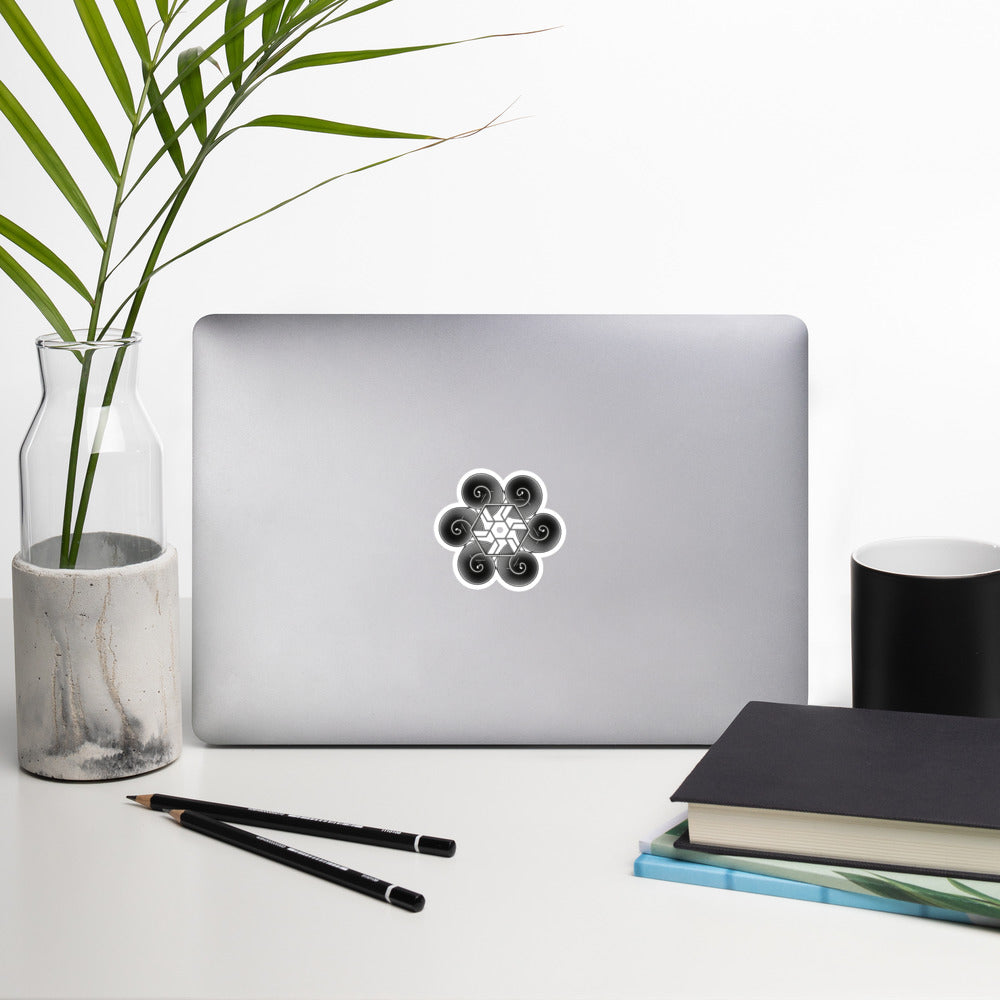 Swirl Bubble-Free Stickers