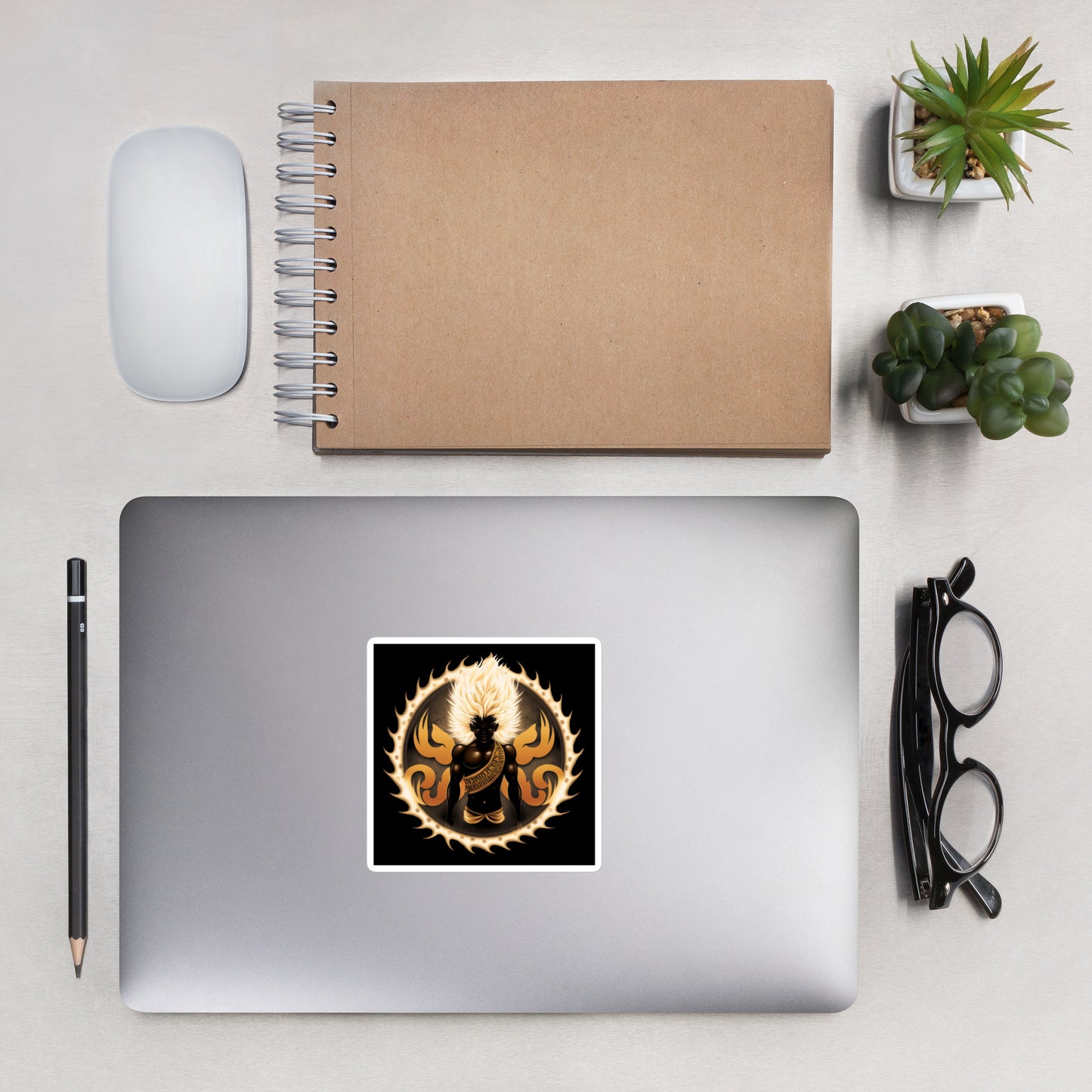 "Unlocked Potential" Bubble-Free Stickers