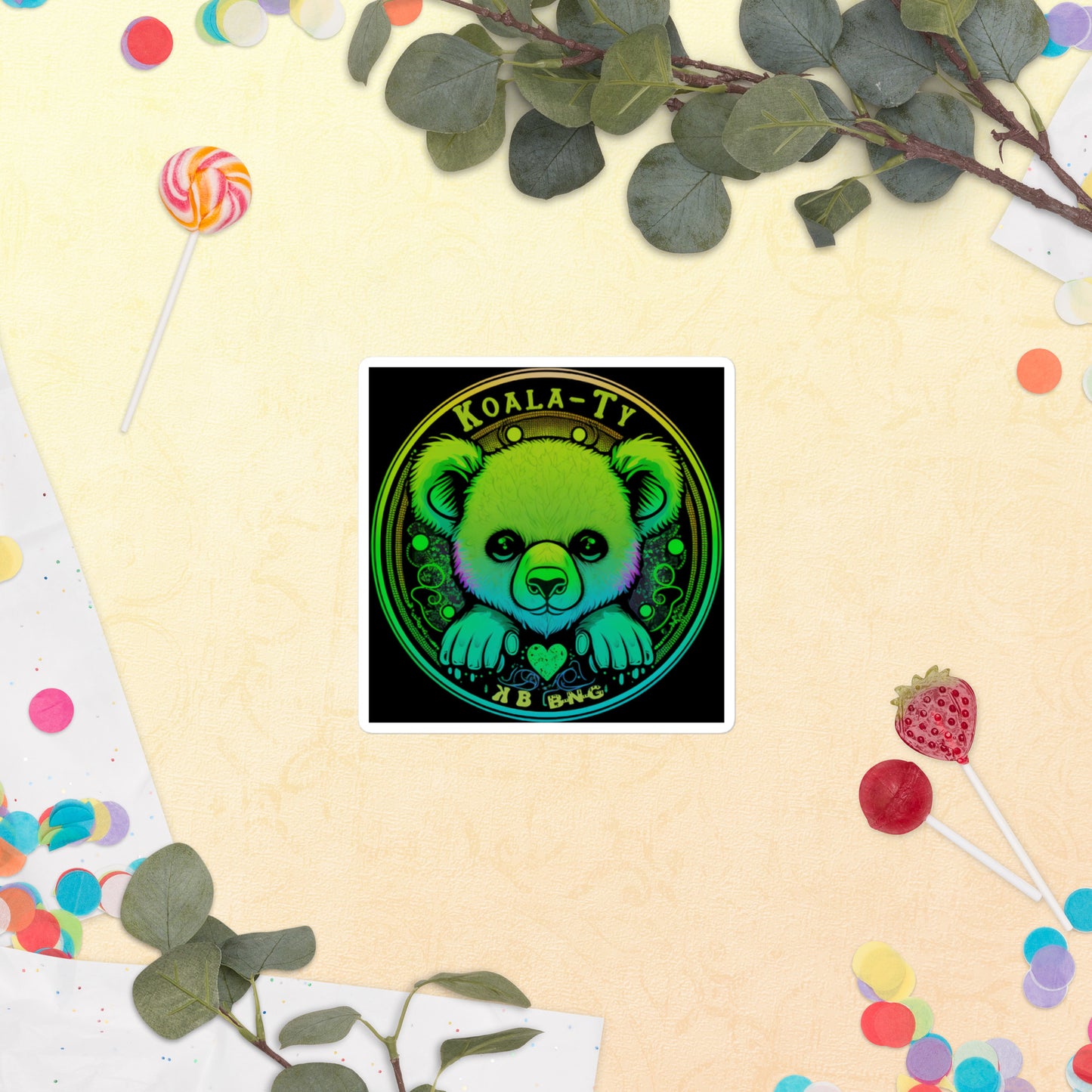 "Koala-Ty" Bubble-Free Stickers