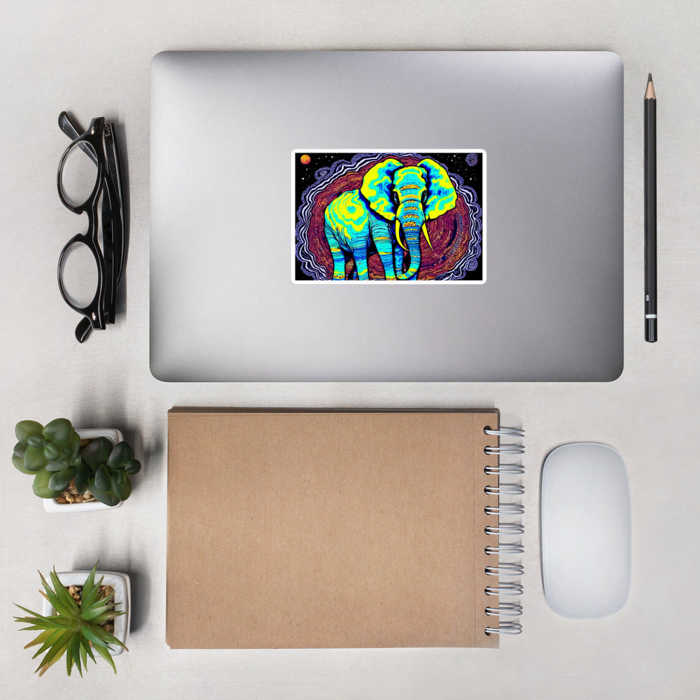 "Elephunk" Bubble-Free Stickers