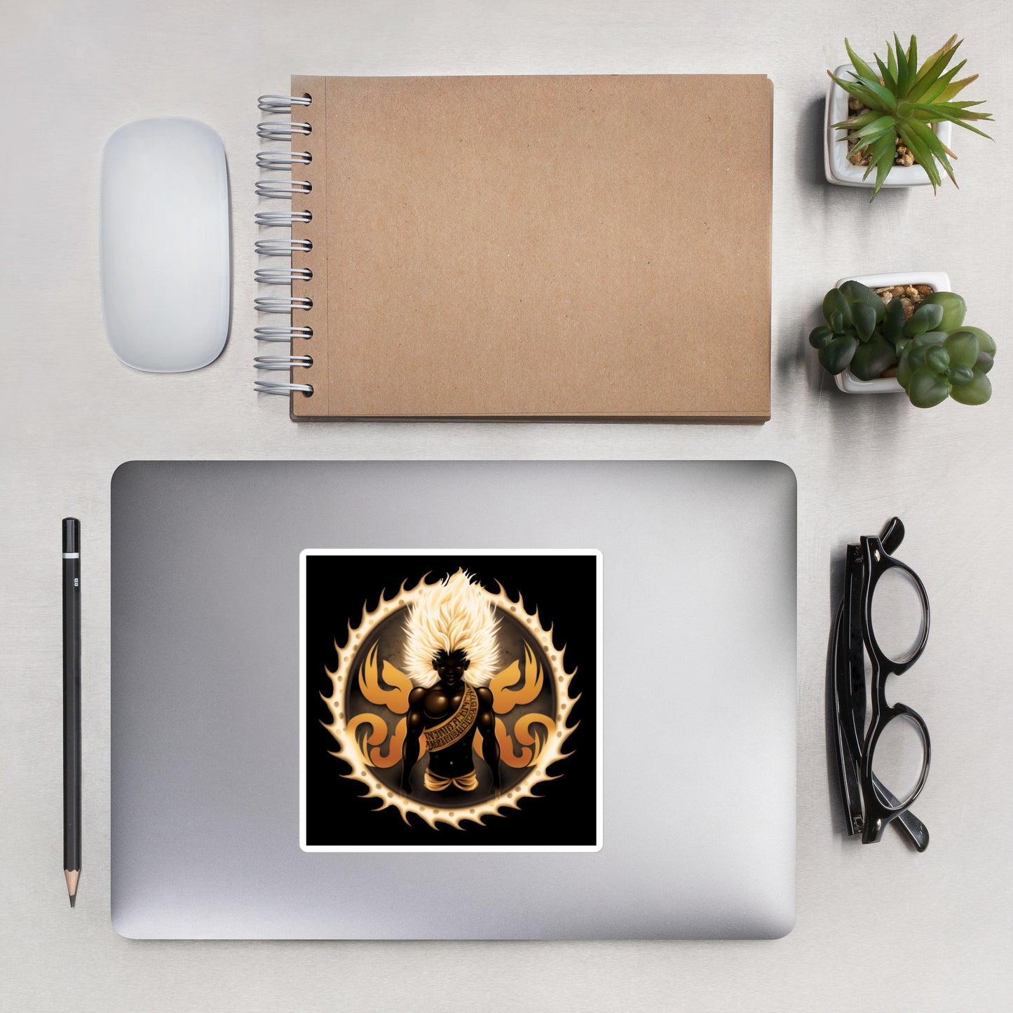 "Unlocked Potential" Bubble-Free Stickers
