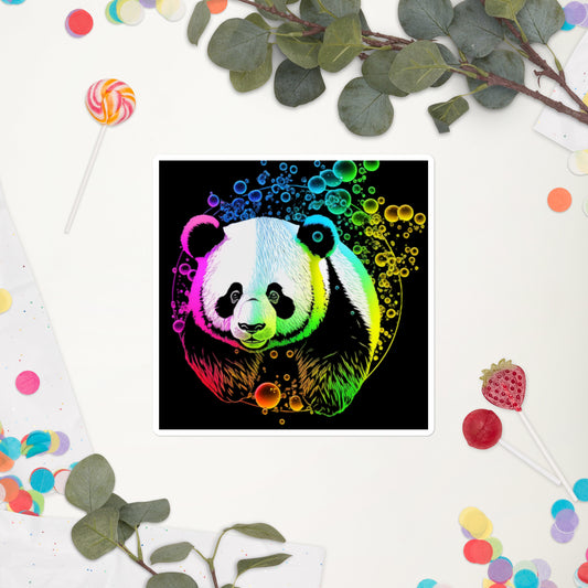Popping Panda Bubble-Free Stickers