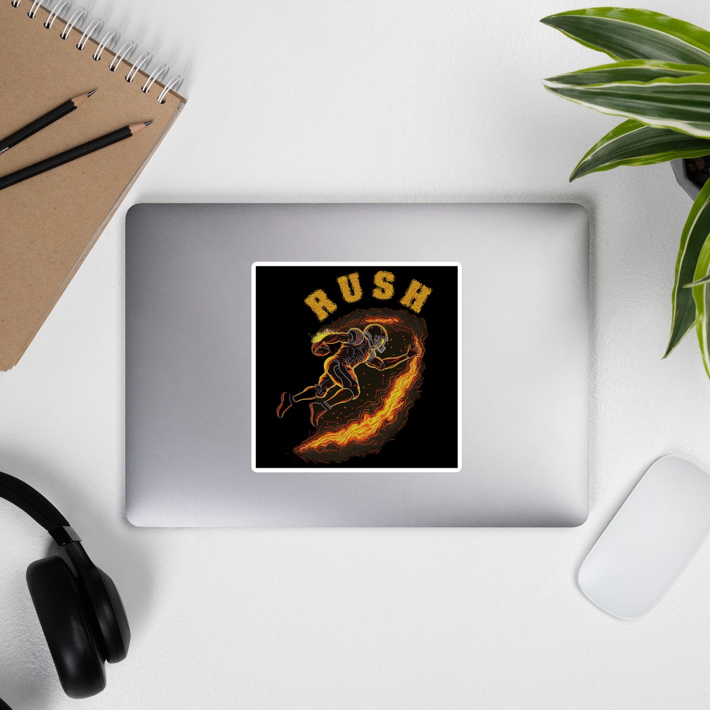 Rush Bubble-Free Stickers
