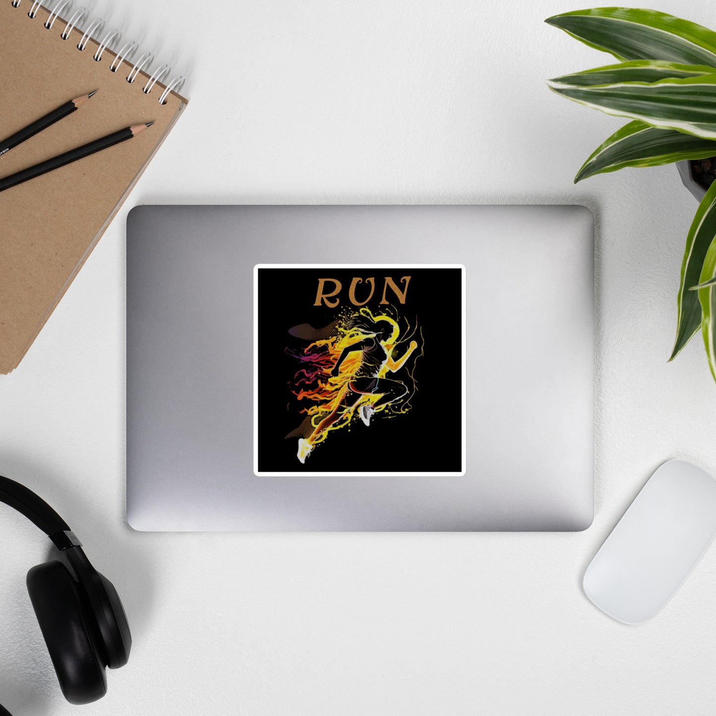 Run Bubble-Free Stickers