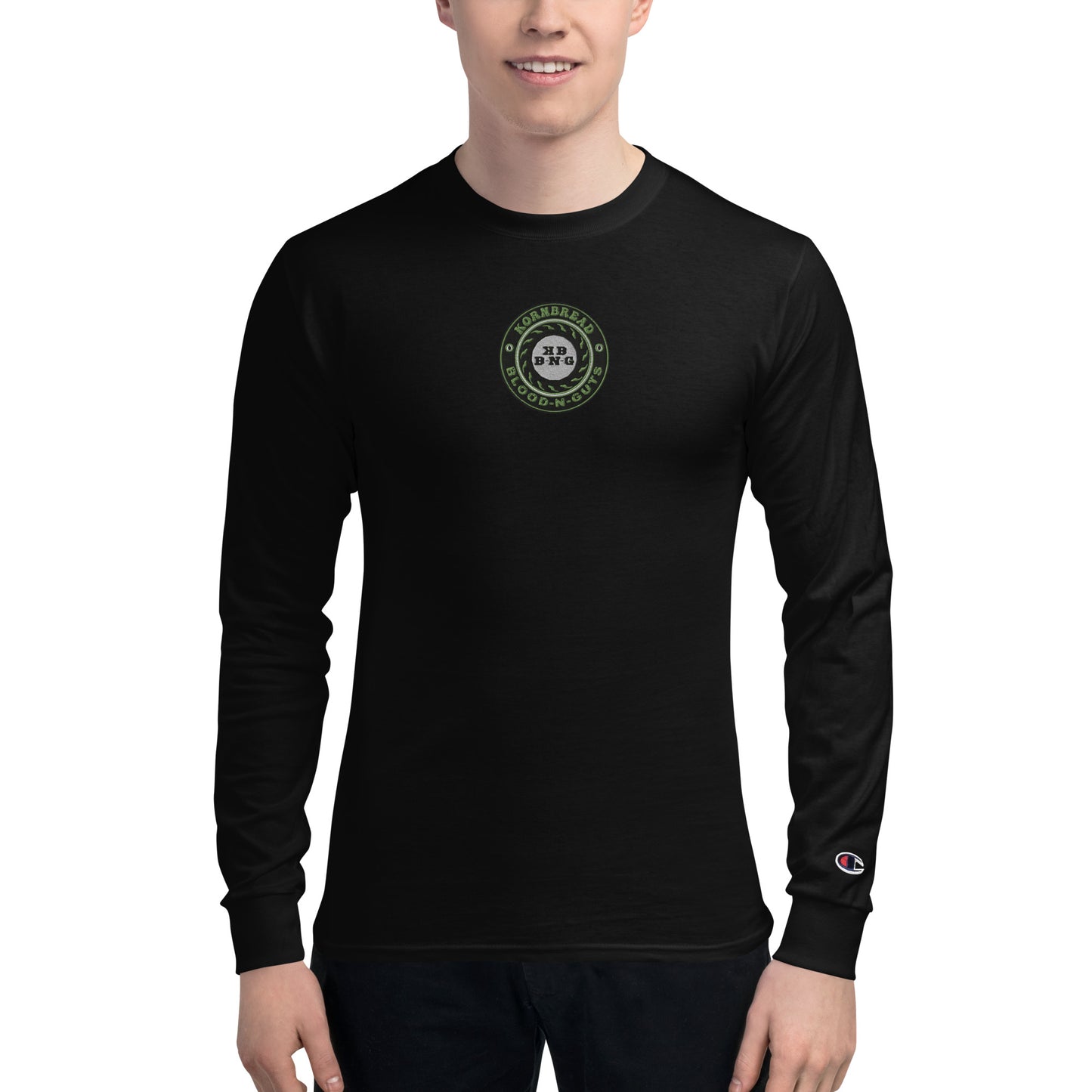 Champion KBBNG Embroidered Badge+ Long Sleeve Shirt (Center)