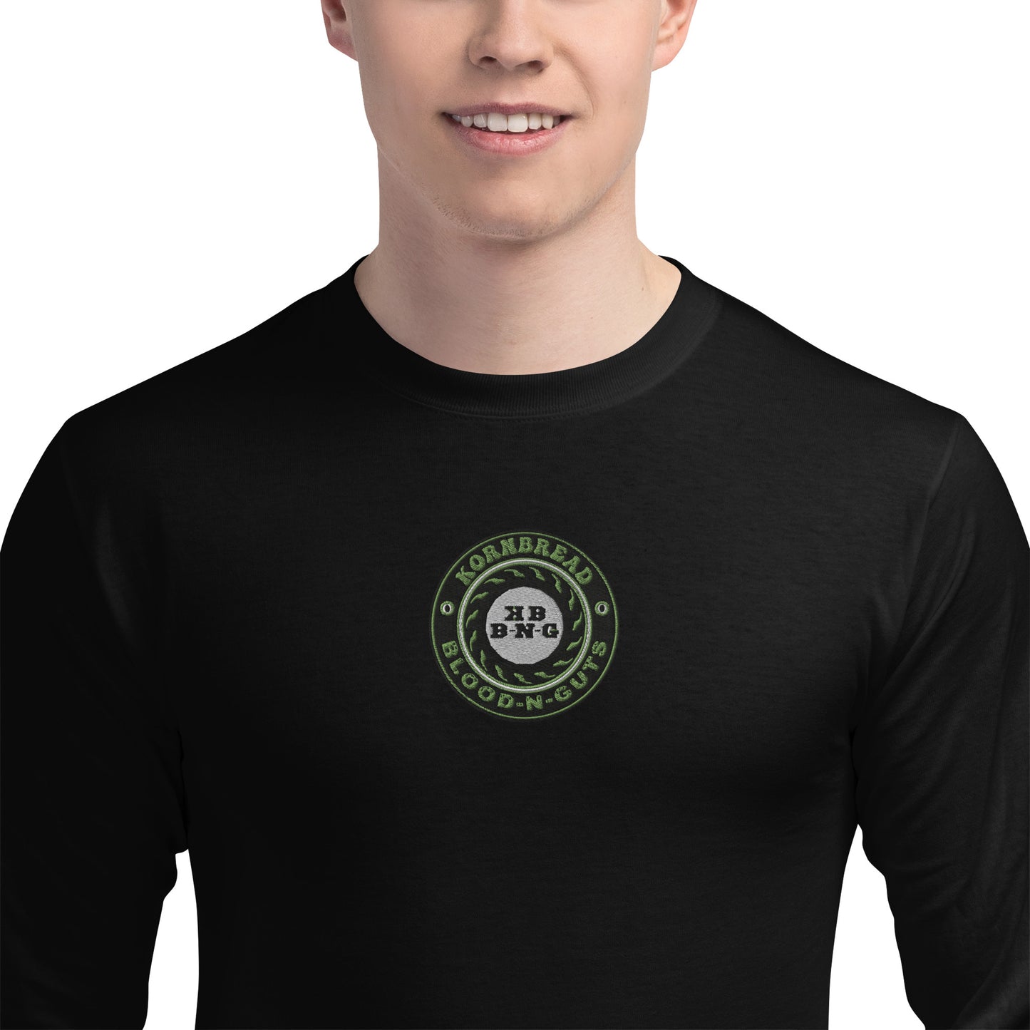 Champion KBBNG Embroidered Badge+ Long Sleeve Shirt (Center)