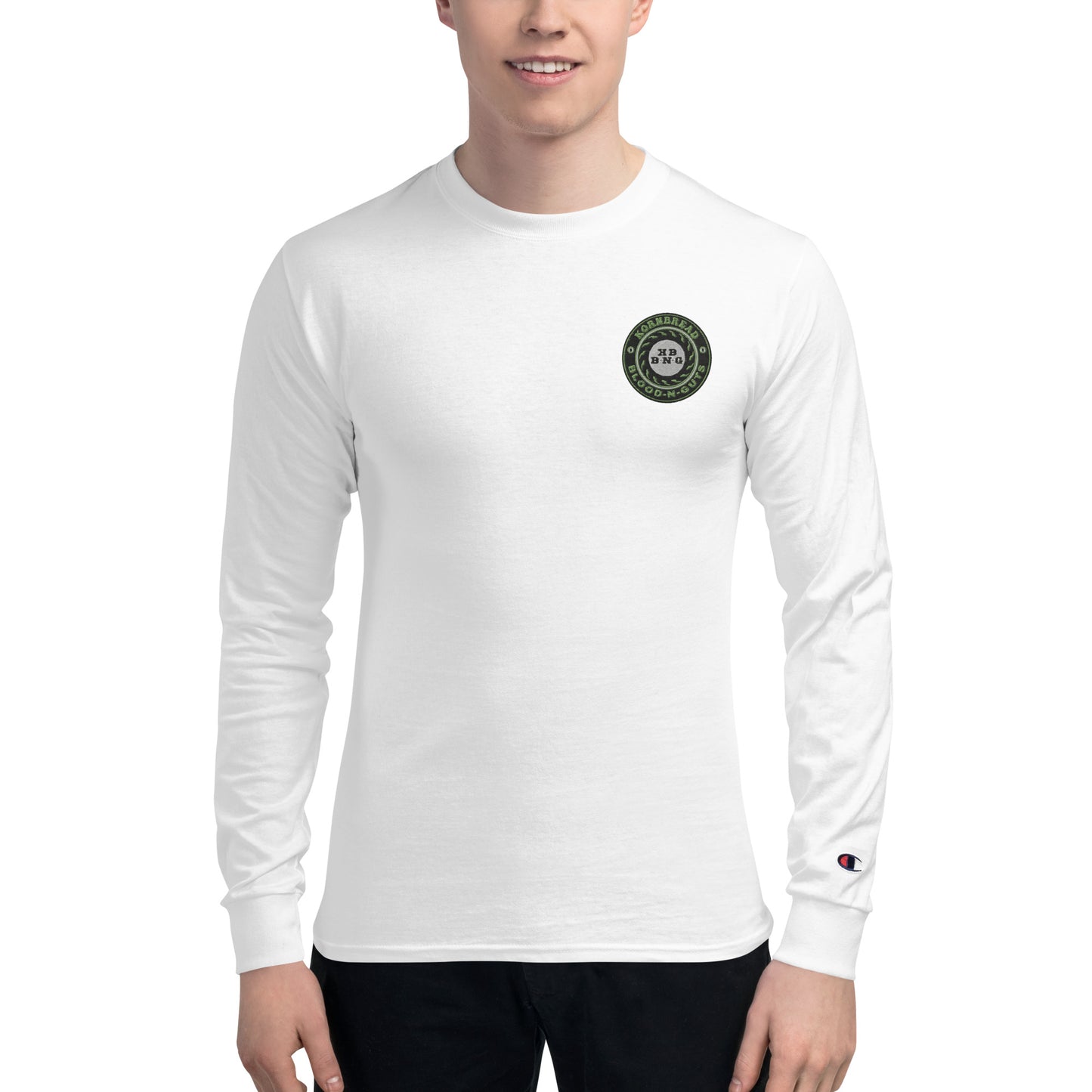 Champion KBBNG Badge Embroidered Long Sleeve Shirt