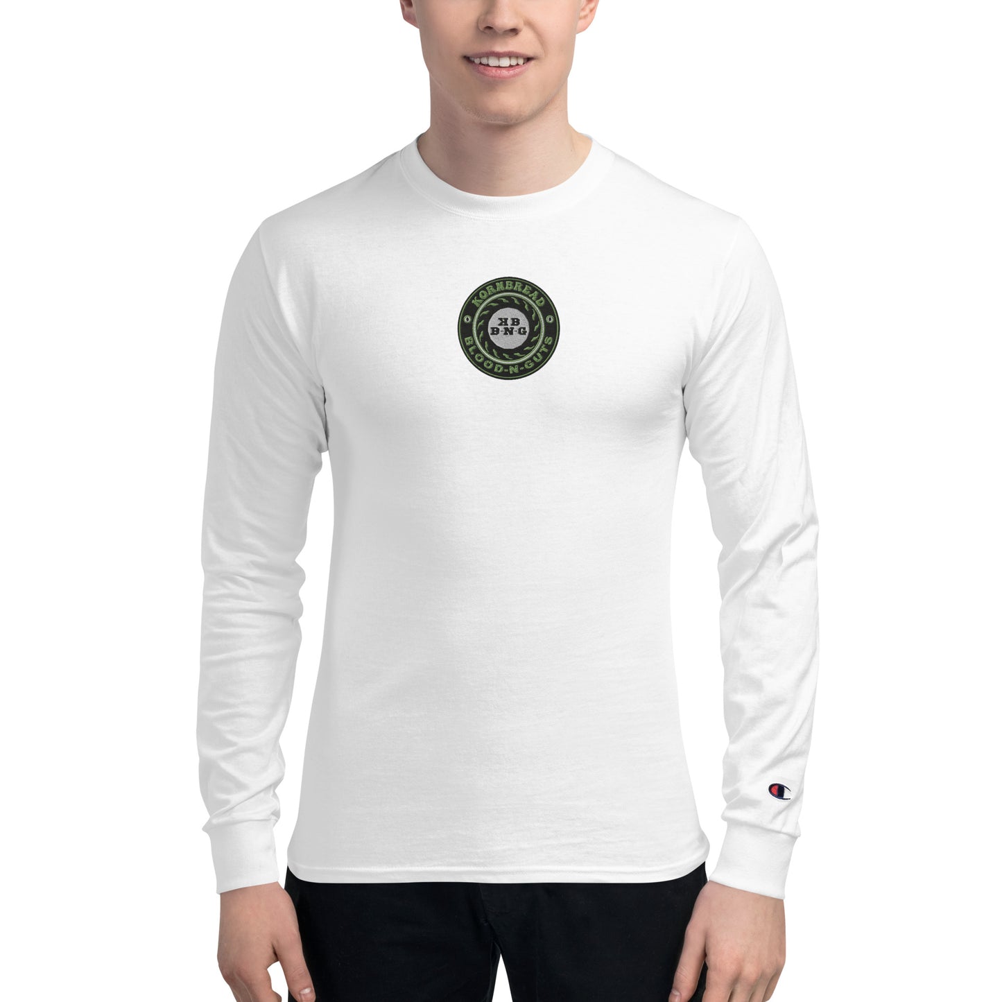 Champion KBBNG Embroidered Badge+ Long Sleeve Shirt (Center)