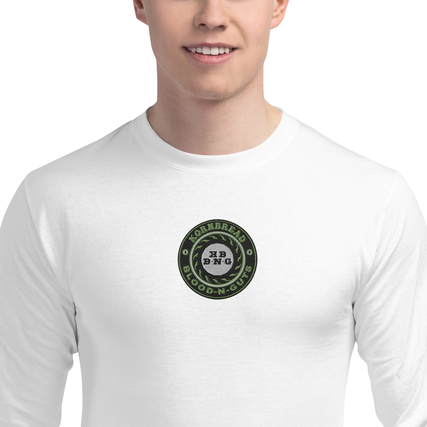 Champion KBBNG Embroidered Badge+ Long Sleeve Shirt (Center)