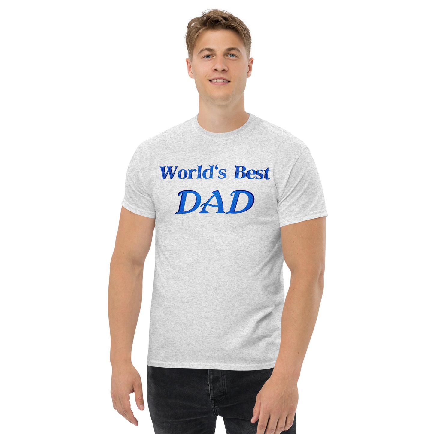 "World's Best Dad" Men's Classic Tee (Personalized)