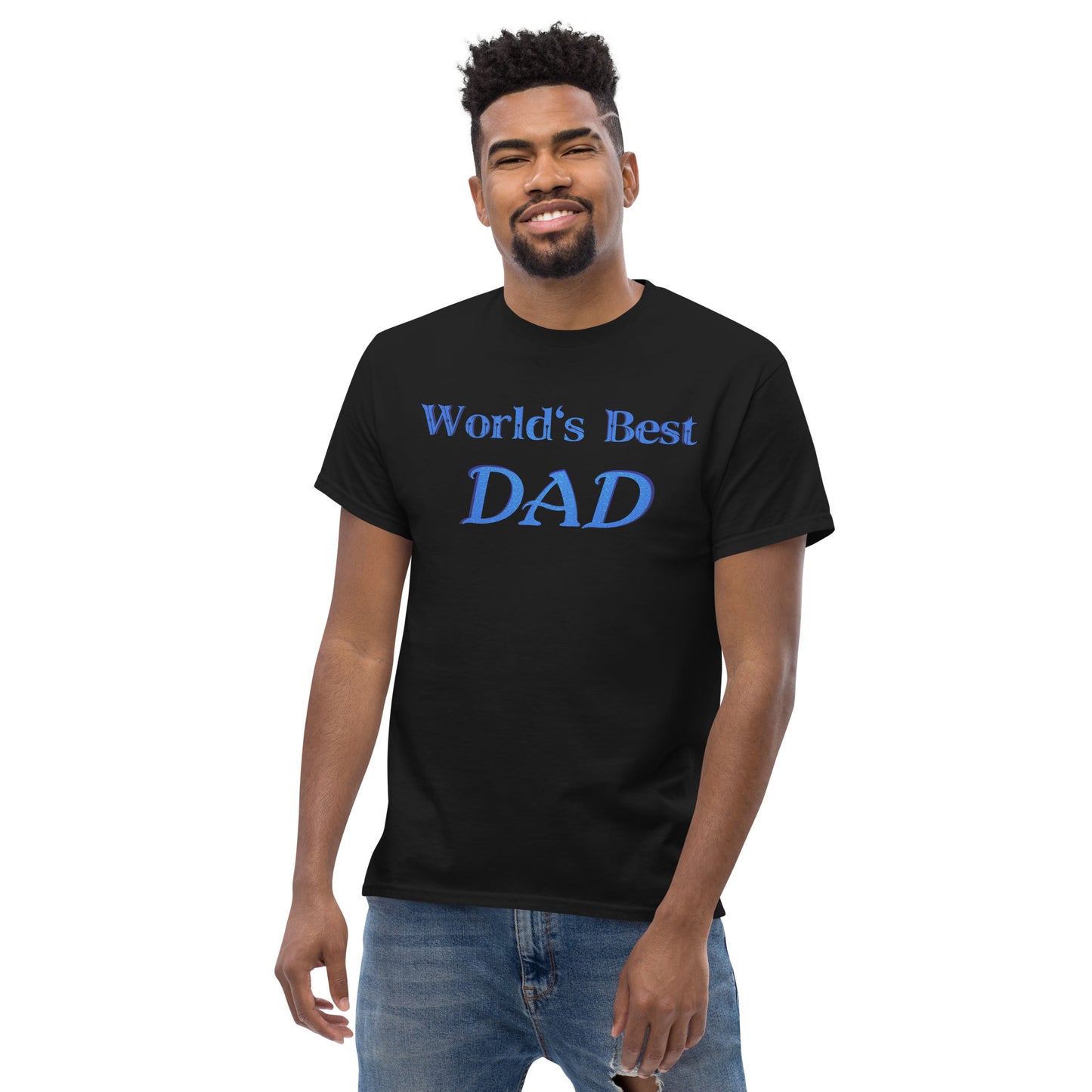 "World's Best Dad" Men's Classic Tee (Personalized)