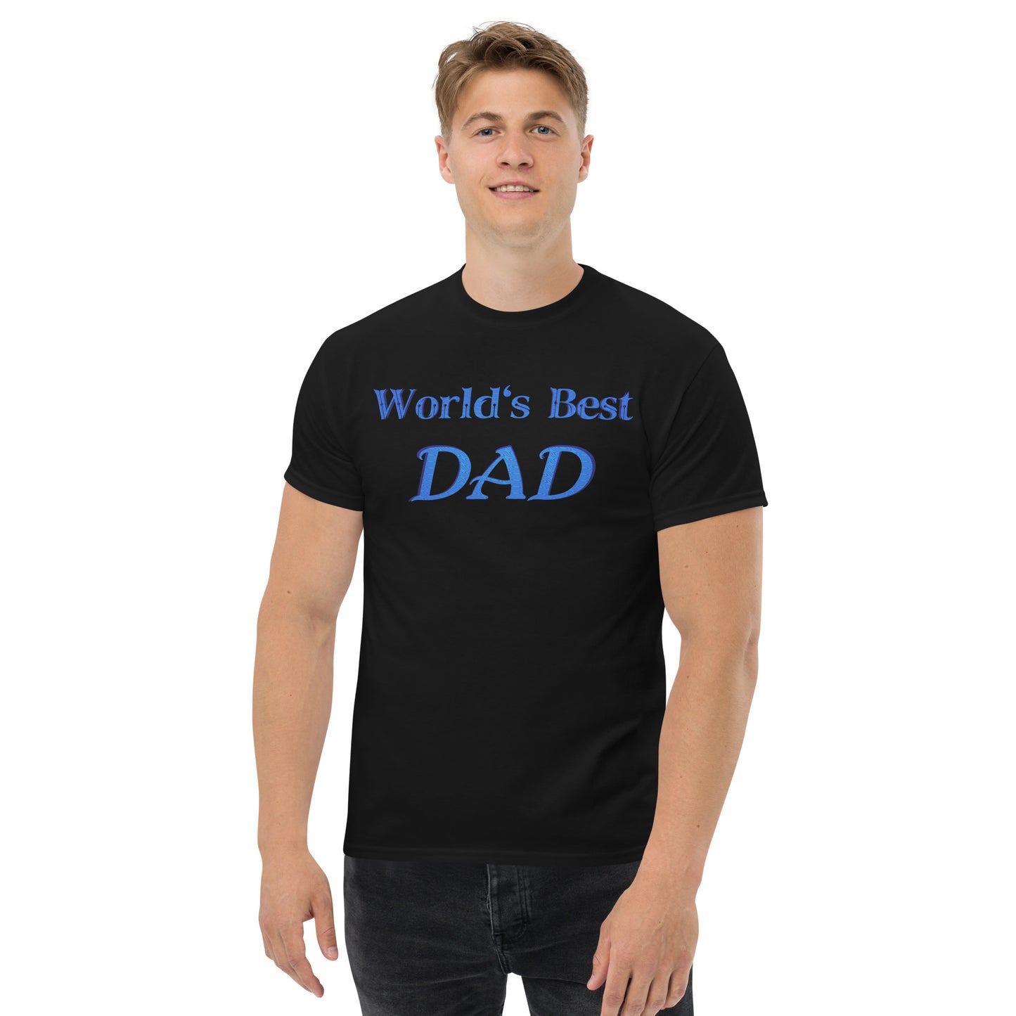 "World's Best Dad" Men's Classic Tee (Personalized)