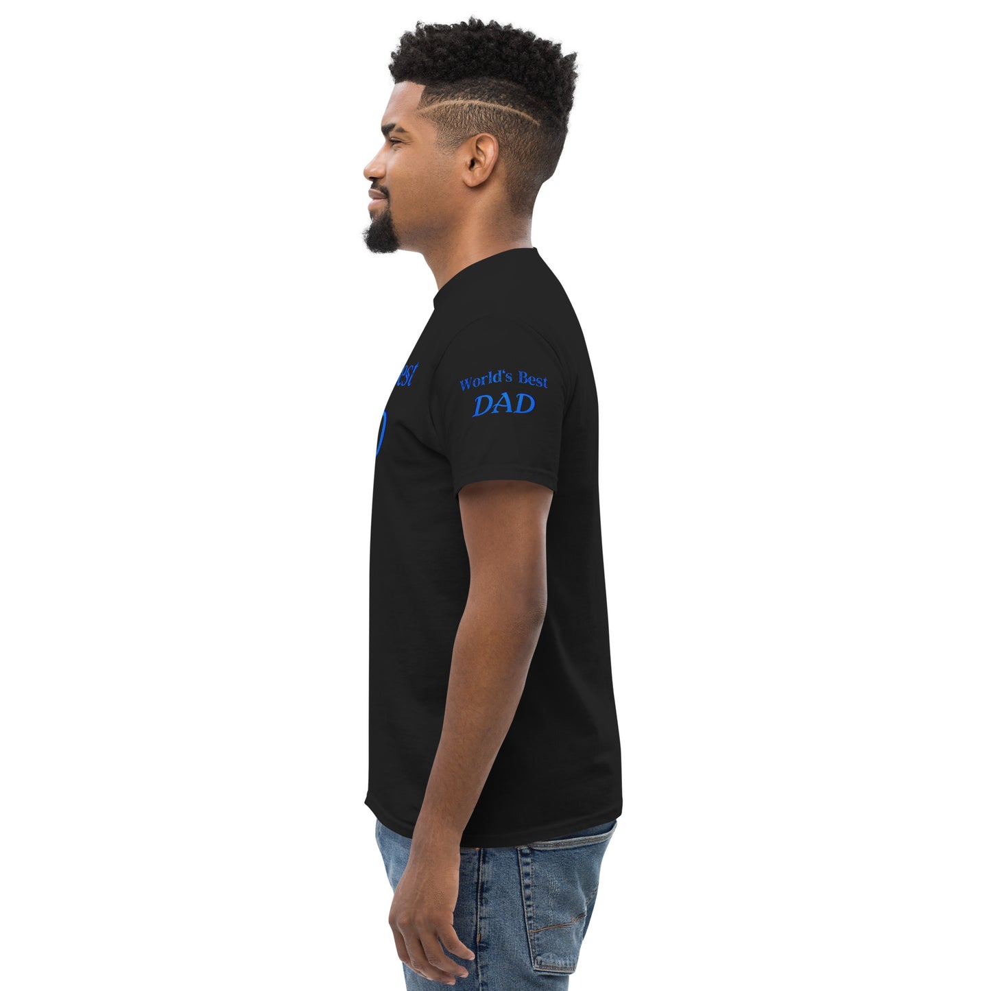 "World's Best Dad+" Men's Classic Tee (Personalized)