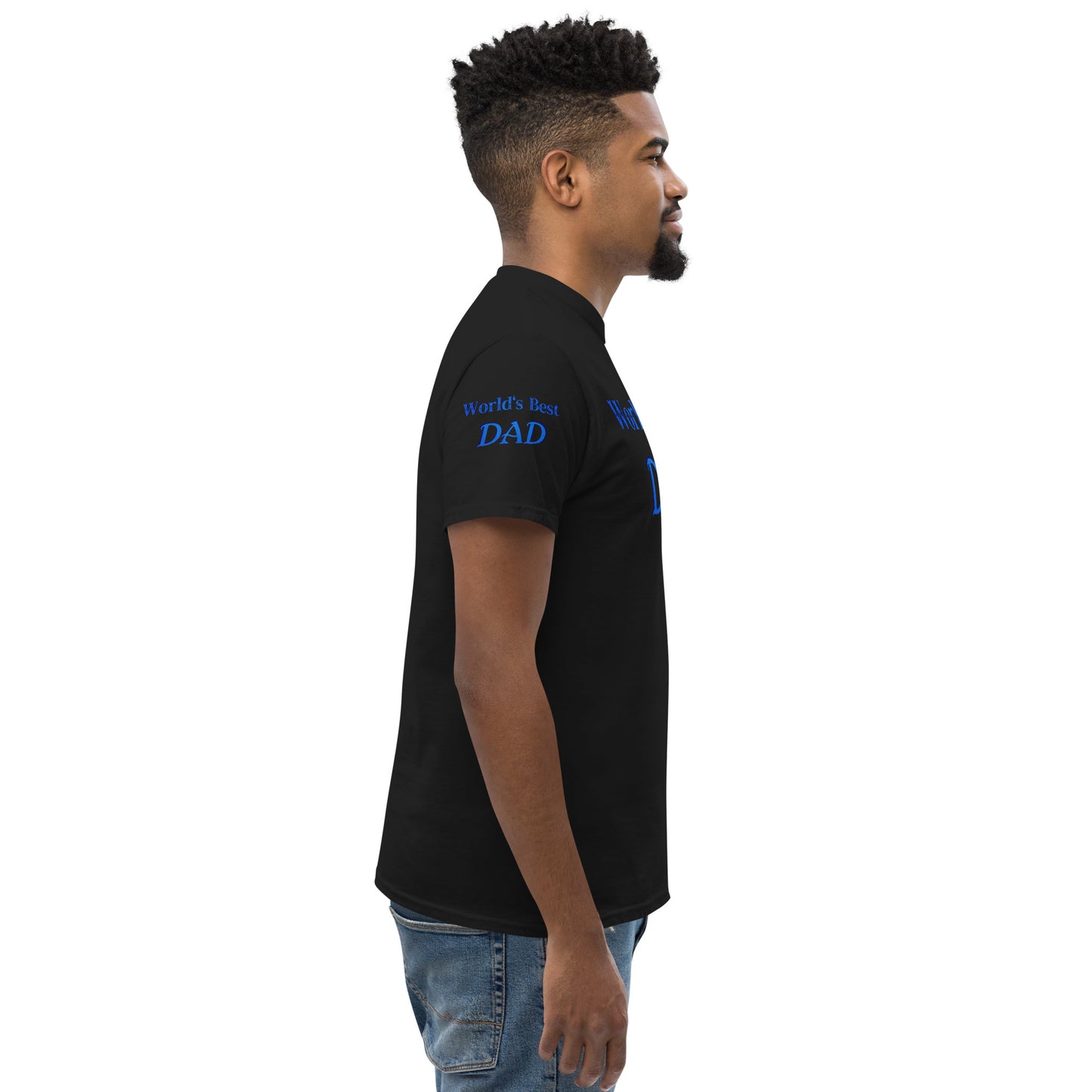 "World's Best Dad+" Men's Classic Tee (Personalized)