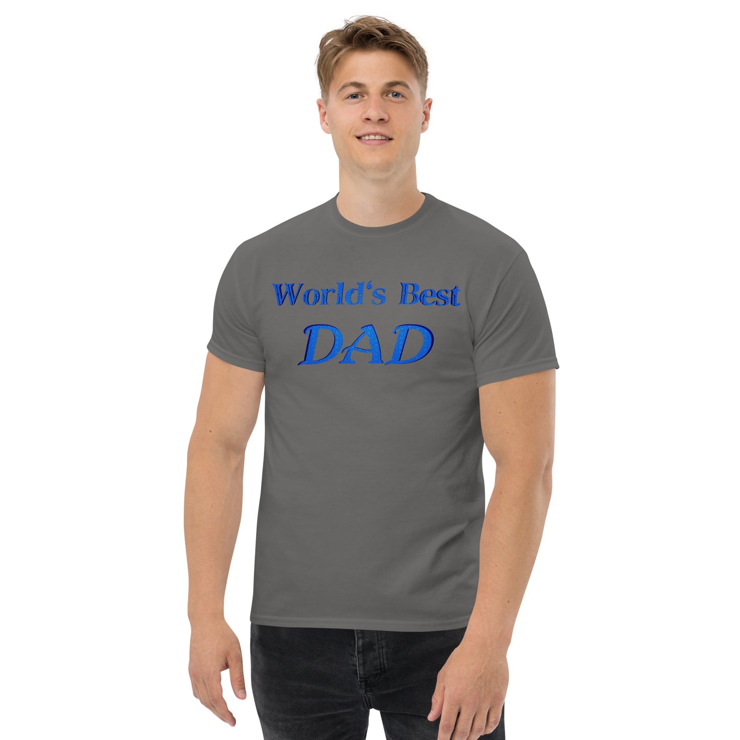 "World's Best Dad" Men's Classic Tee (Personalized)