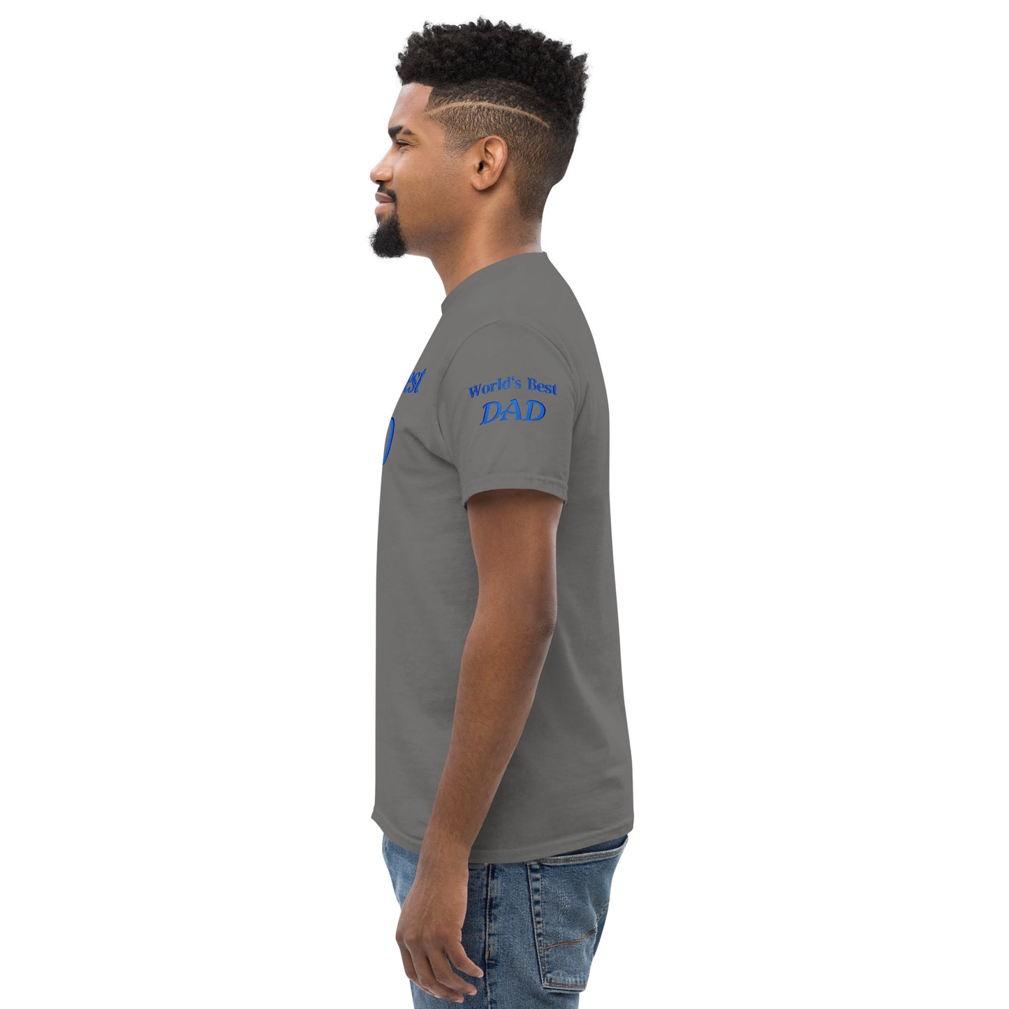 "World's Best Dad+" Men's Classic Tee (Personalized)