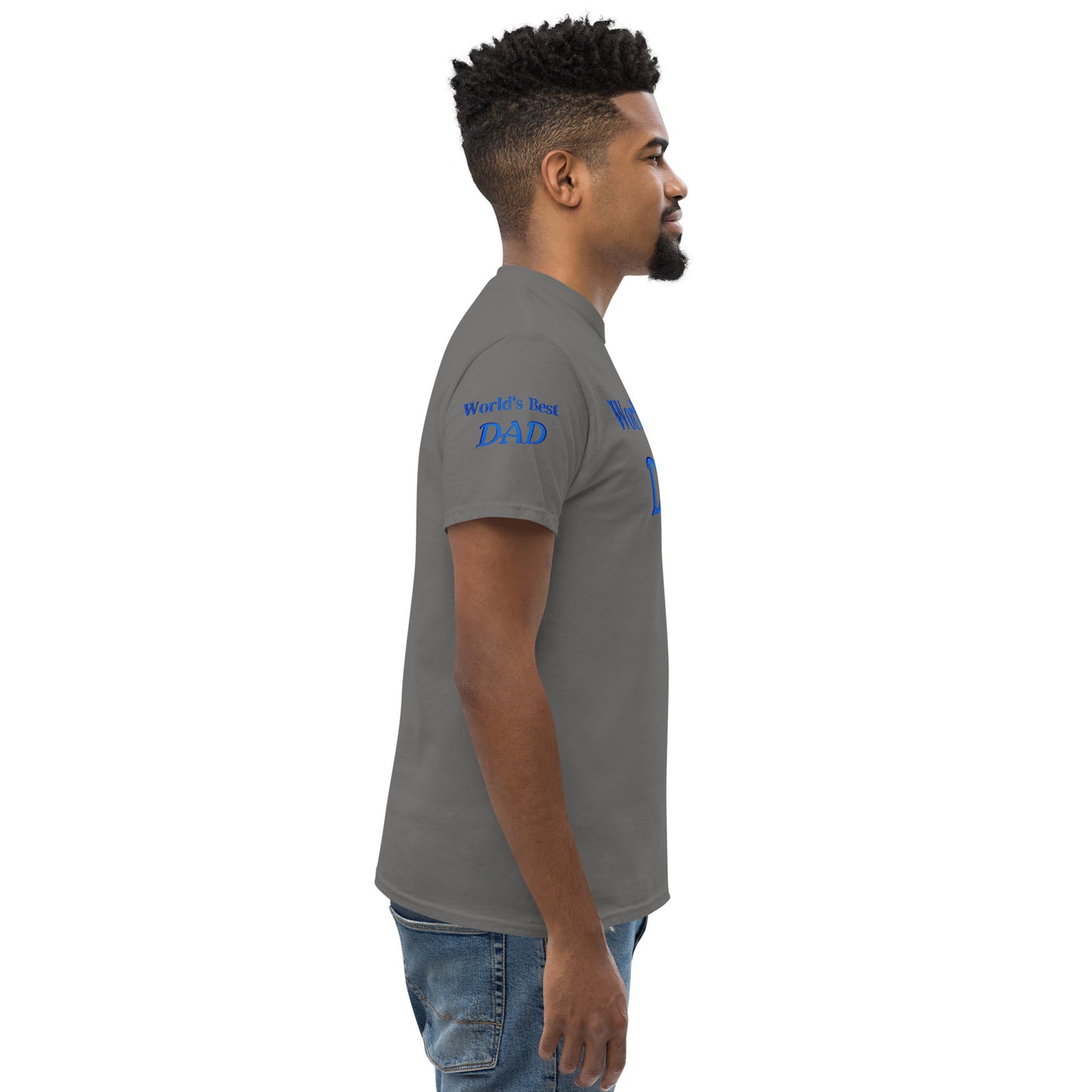 "World's Best Dad+" Men's Classic Tee (Personalized)